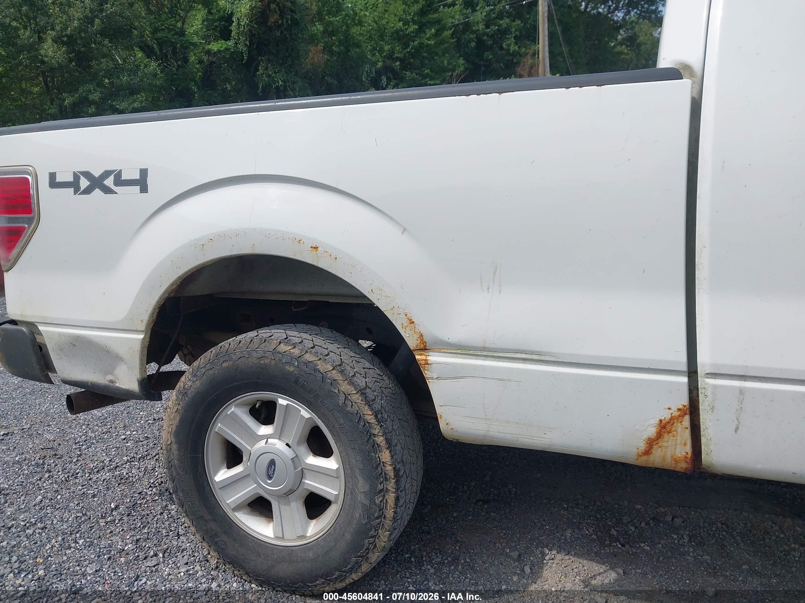 2012 Ford F-150 Xl White vin: 1FTFX1EF0CFA60578