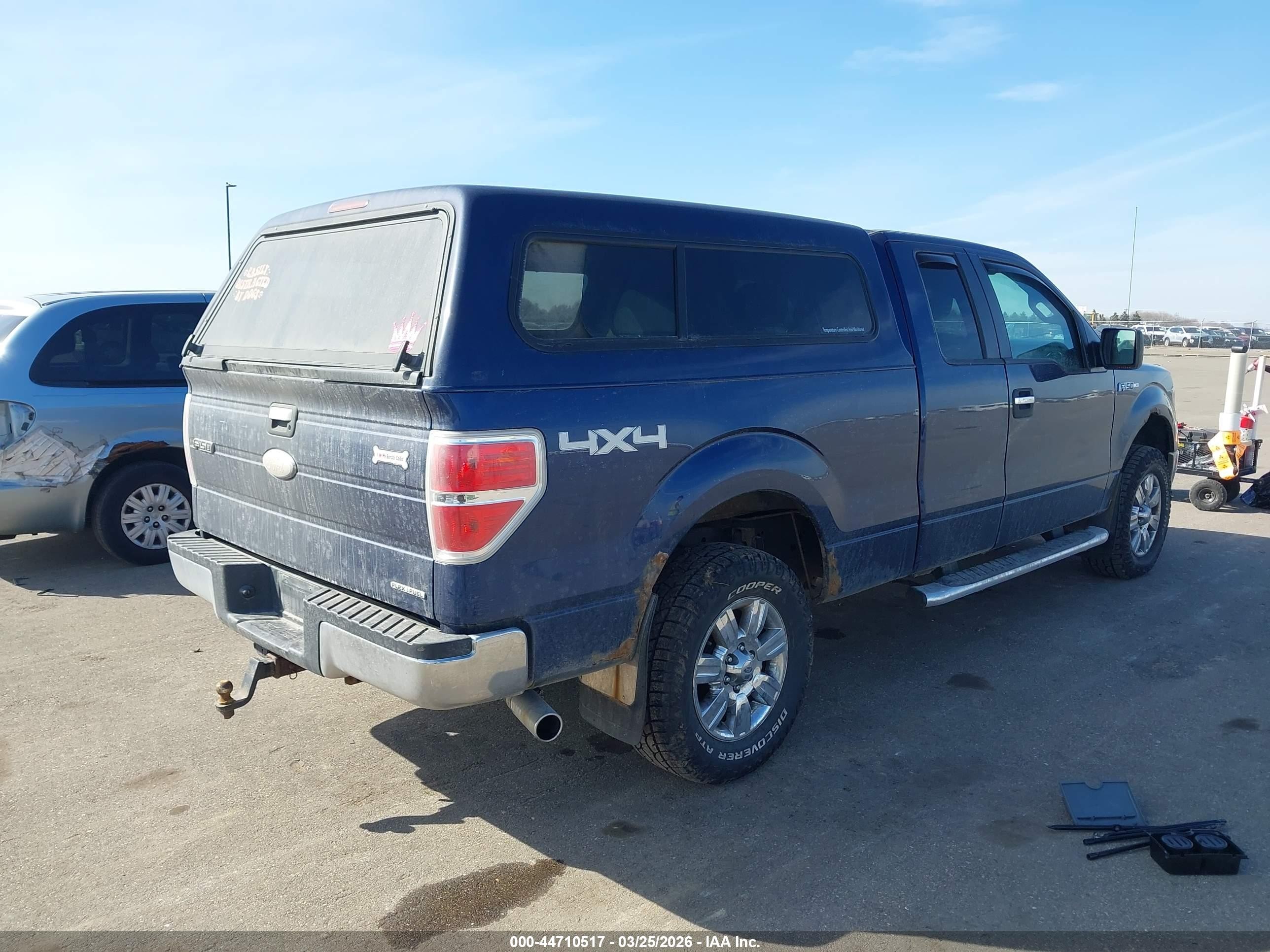 2012 Ford F-150 Xlt Blue vin: 1FTFX1EF0CFB15434