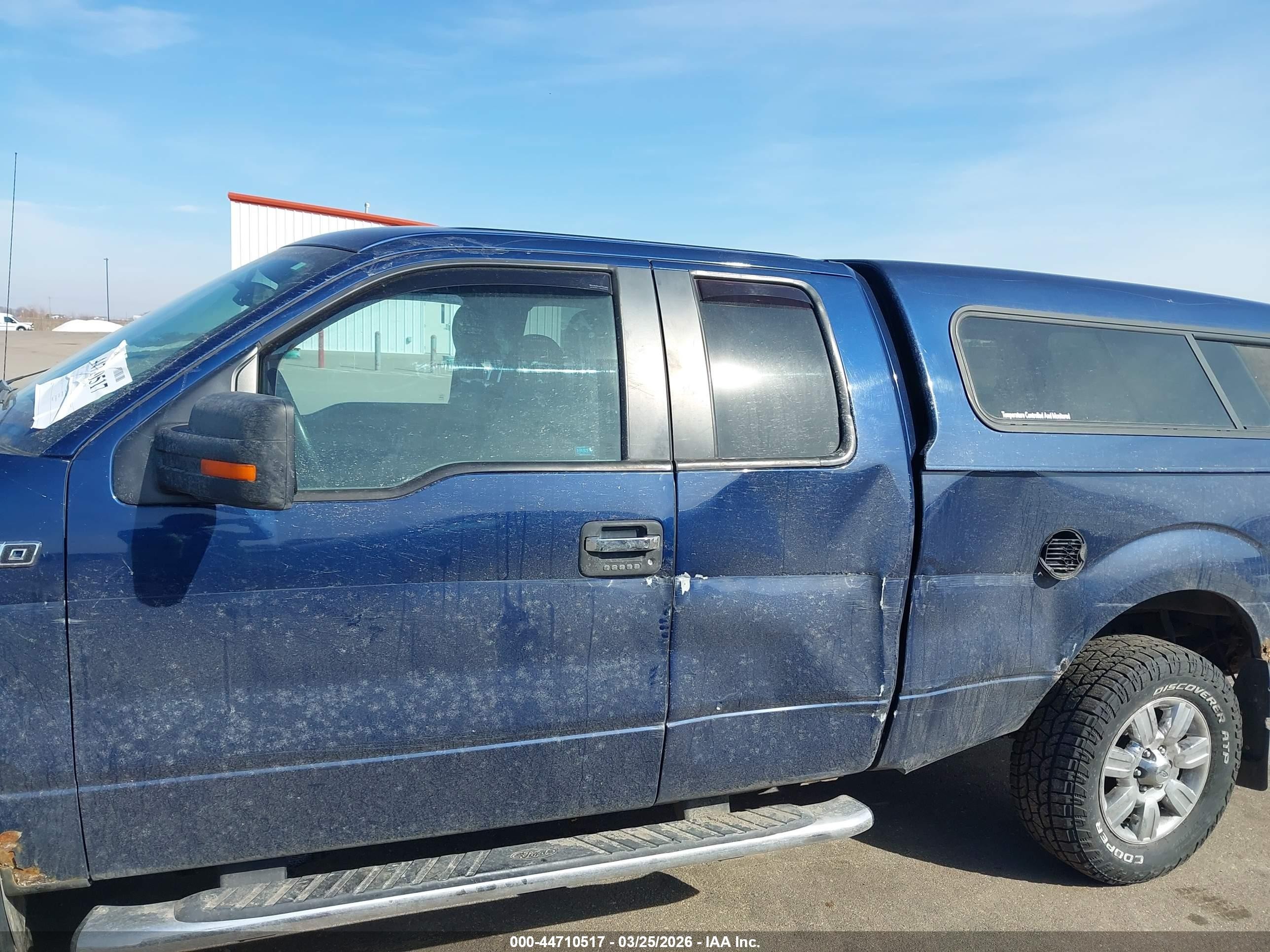2012 Ford F-150 Xlt Blue vin: 1FTFX1EF0CFB15434