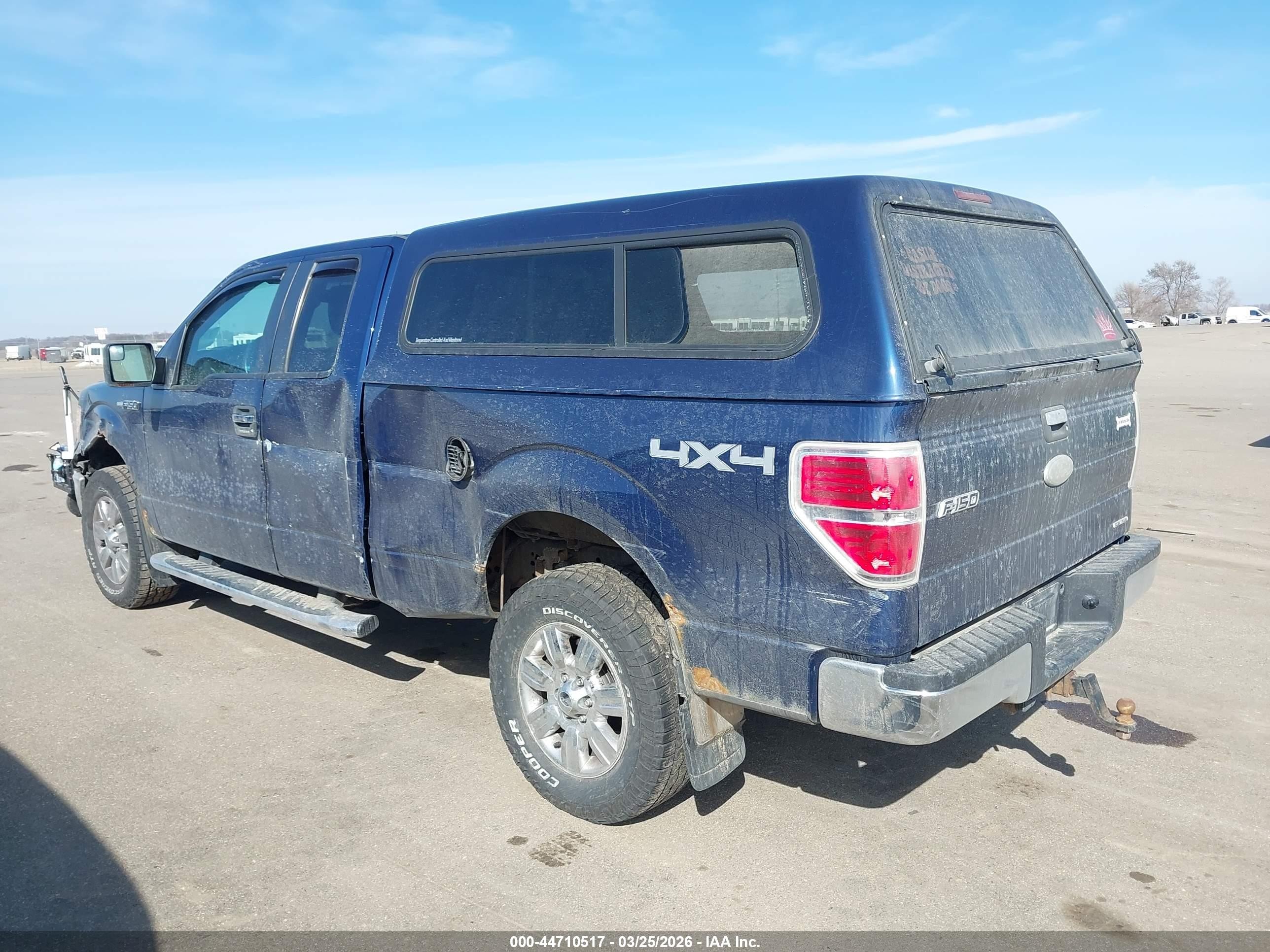 2012 Ford F-150 Xlt Blue vin: 1FTFX1EF0CFB15434