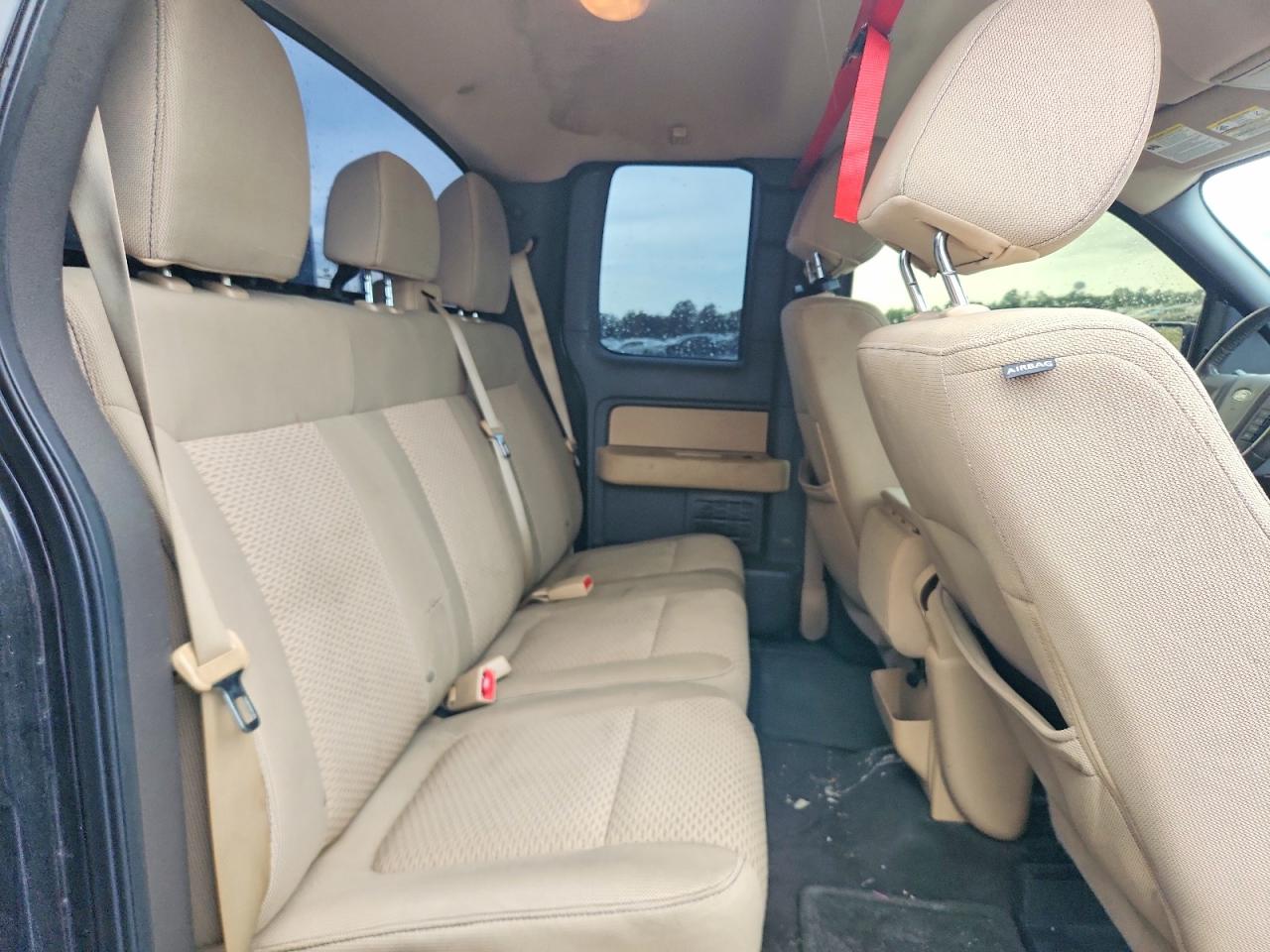 2012 Ford F150 Super Cab Black vin: 1FTFX1EF0CFB50328