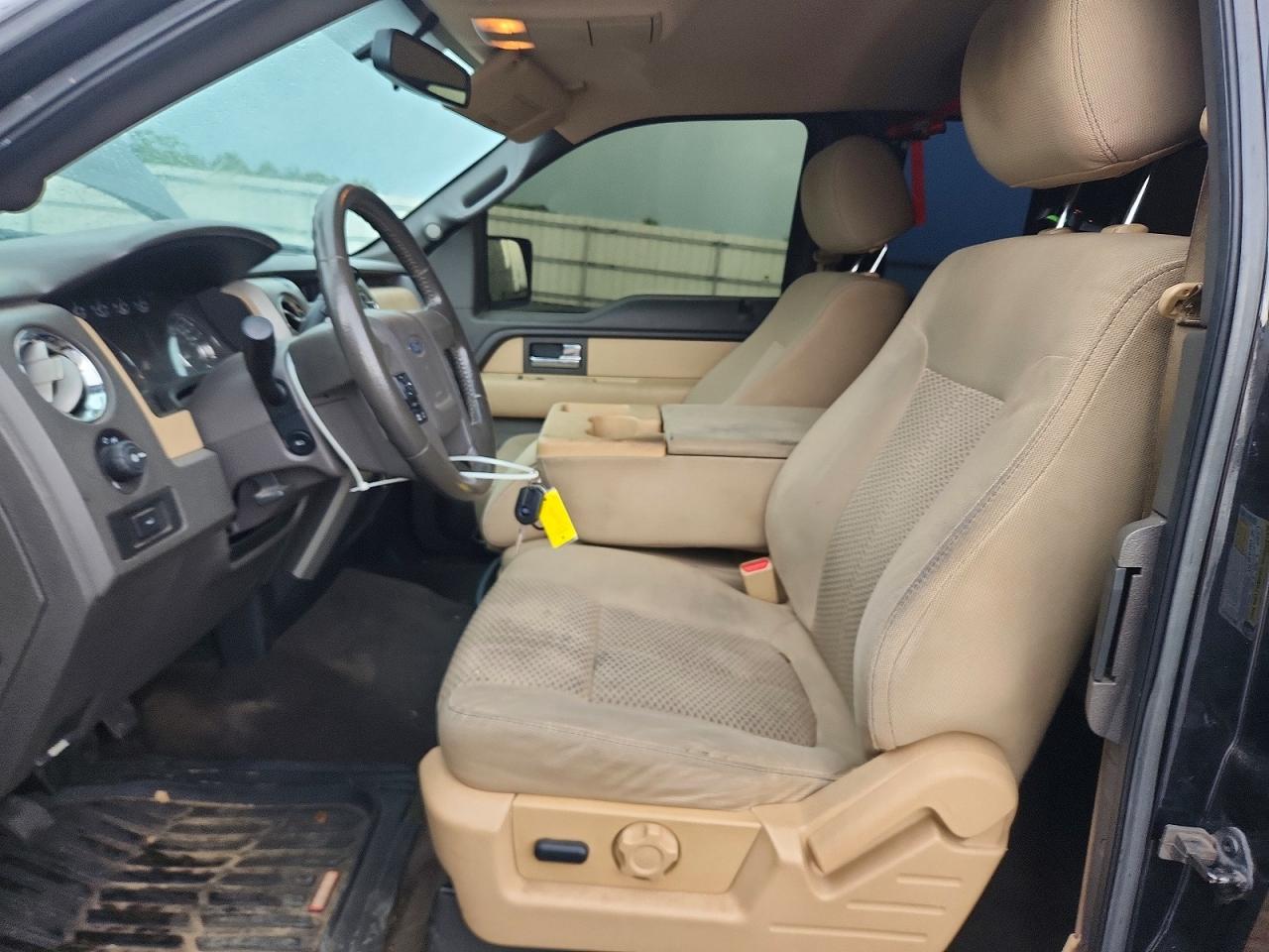 2012 Ford F150 Super Cab Black vin: 1FTFX1EF0CFB50328