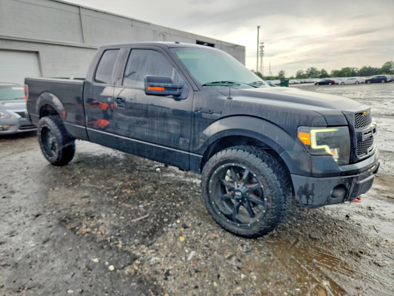 2012 Ford F150 Super Cab Black vin: 1FTFX1EF0CFB50328