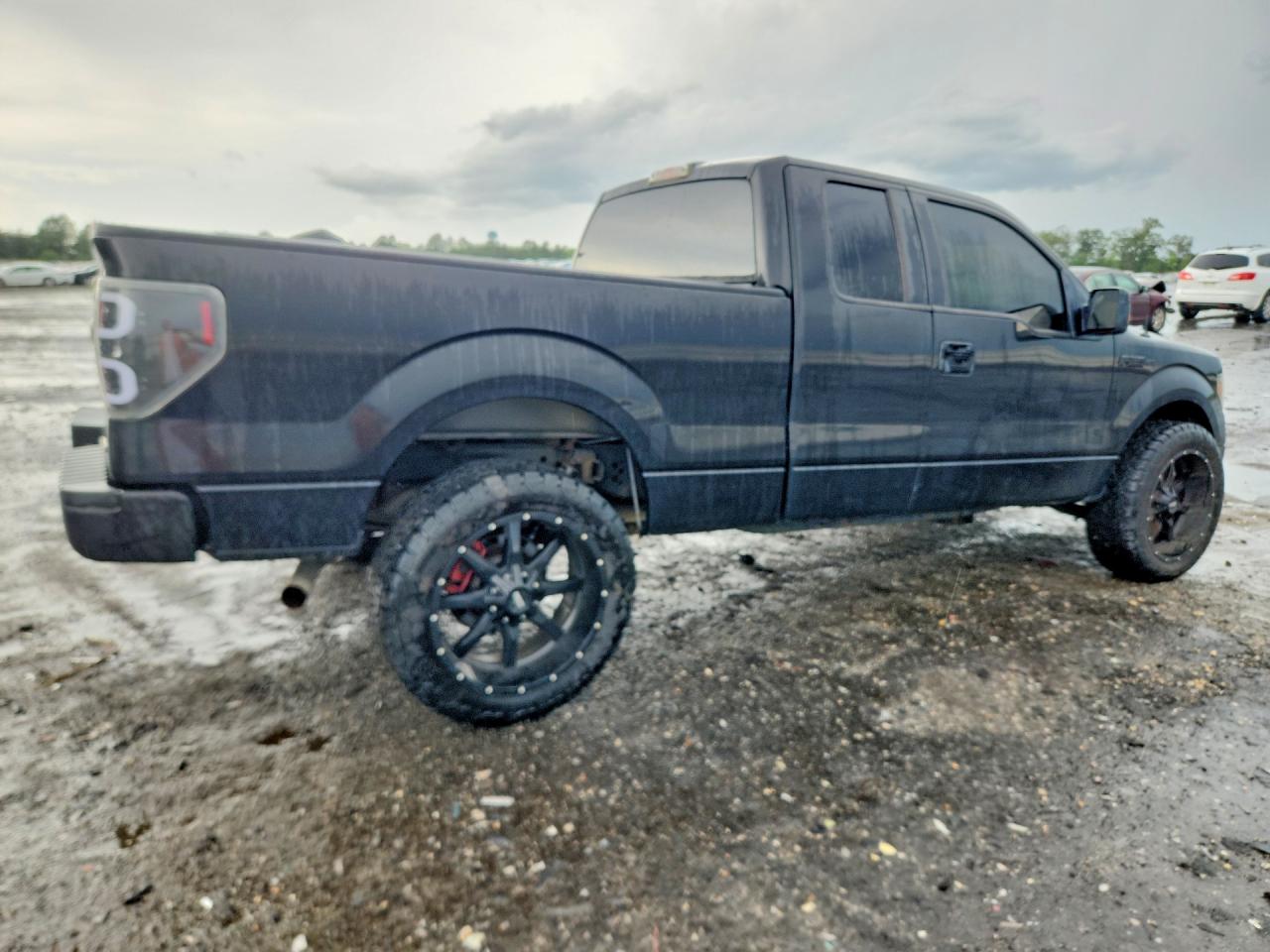 2012 Ford F150 Super Cab Black vin: 1FTFX1EF0CFB50328