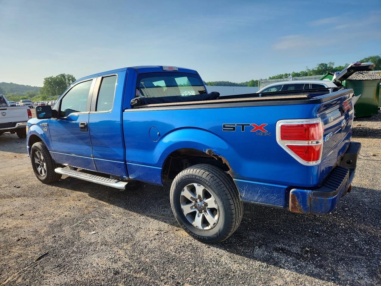 2012 Ford F150 Super Cab Blue vin: 1FTFX1EF0CFB85127