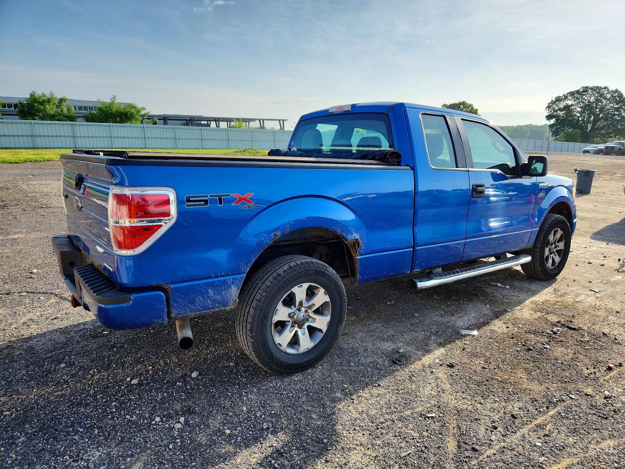 2012 Ford F150 Super Cab Blue vin: 1FTFX1EF0CFB85127