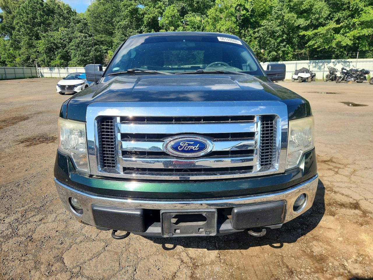 2012 Ford F150 Super Cab Зеленый vin: 1FTFX1EF0CKD45093