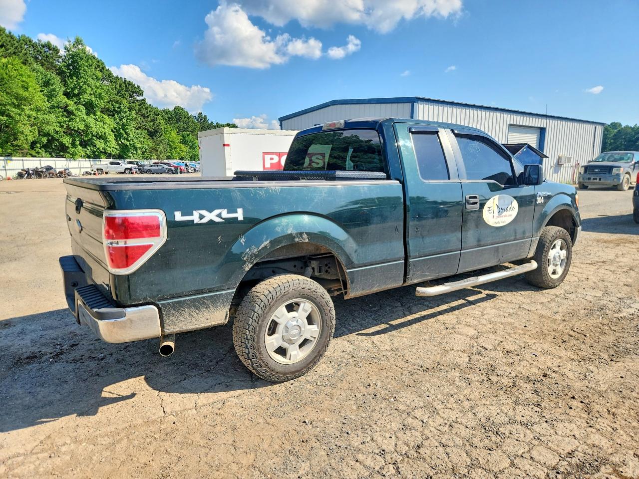 2012 Ford F150 Super Cab Зеленый vin: 1FTFX1EF0CKD45093