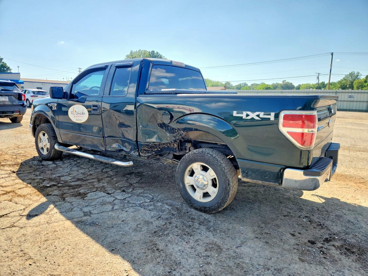 2012 Ford F150 Super Cab Зеленый vin: 1FTFX1EF0CKD45093