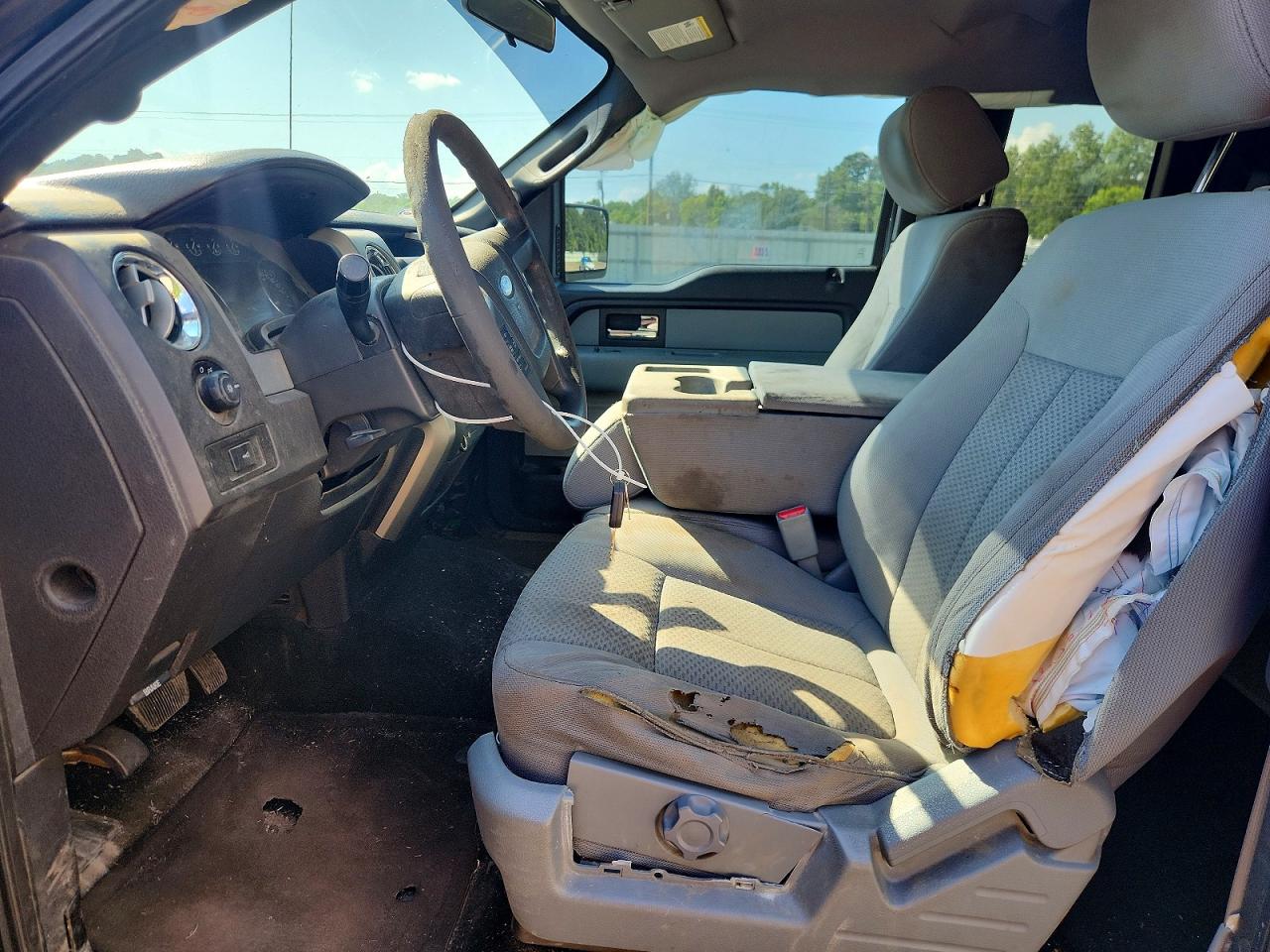 2012 Ford F150 Super Cab Зеленый vin: 1FTFX1EF0CKD45093
