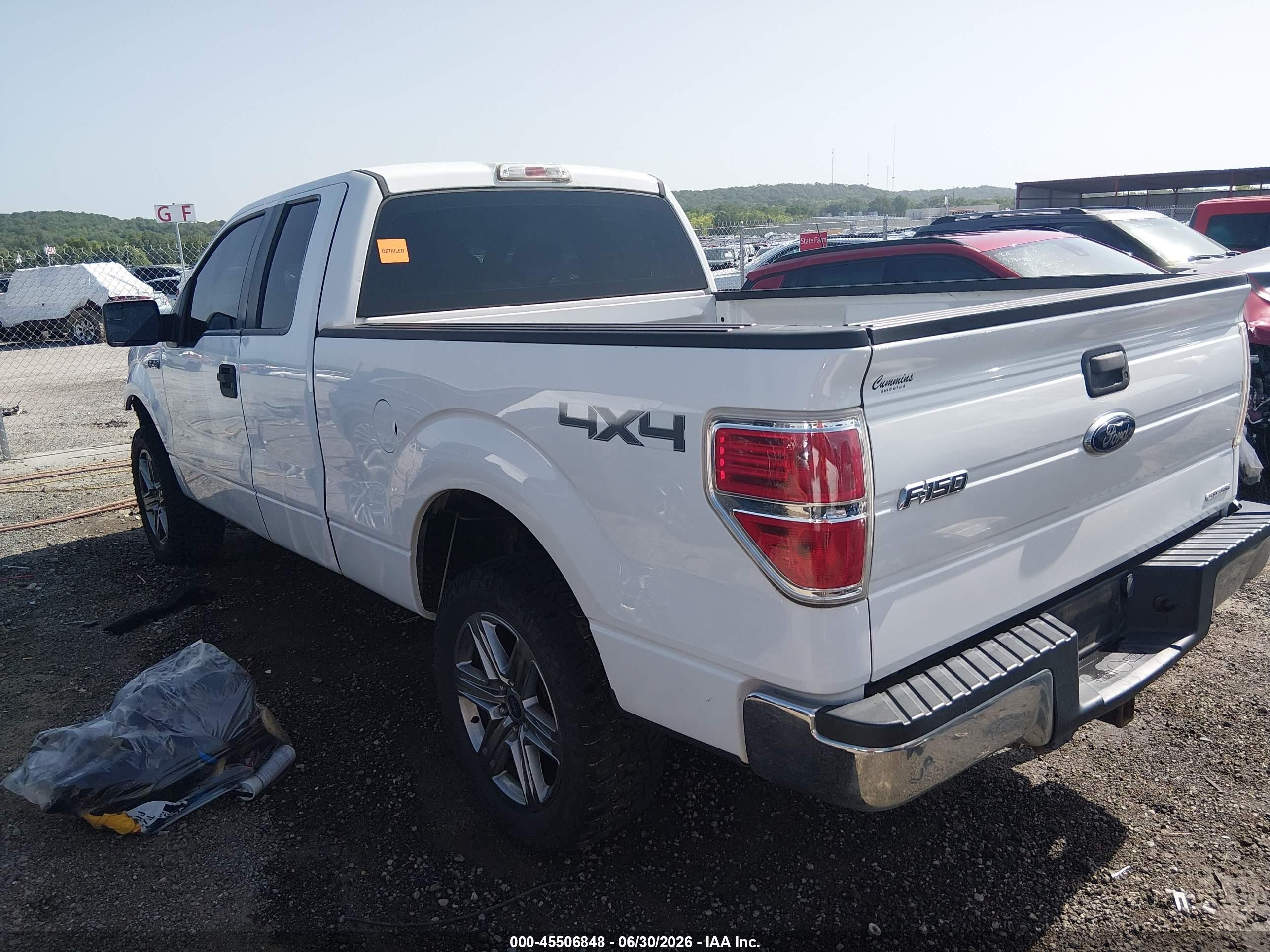 2013 Ford F-150 Fx4/lariat/stx/xl/xlt White vin: 1FTFX1EF0DFA79262