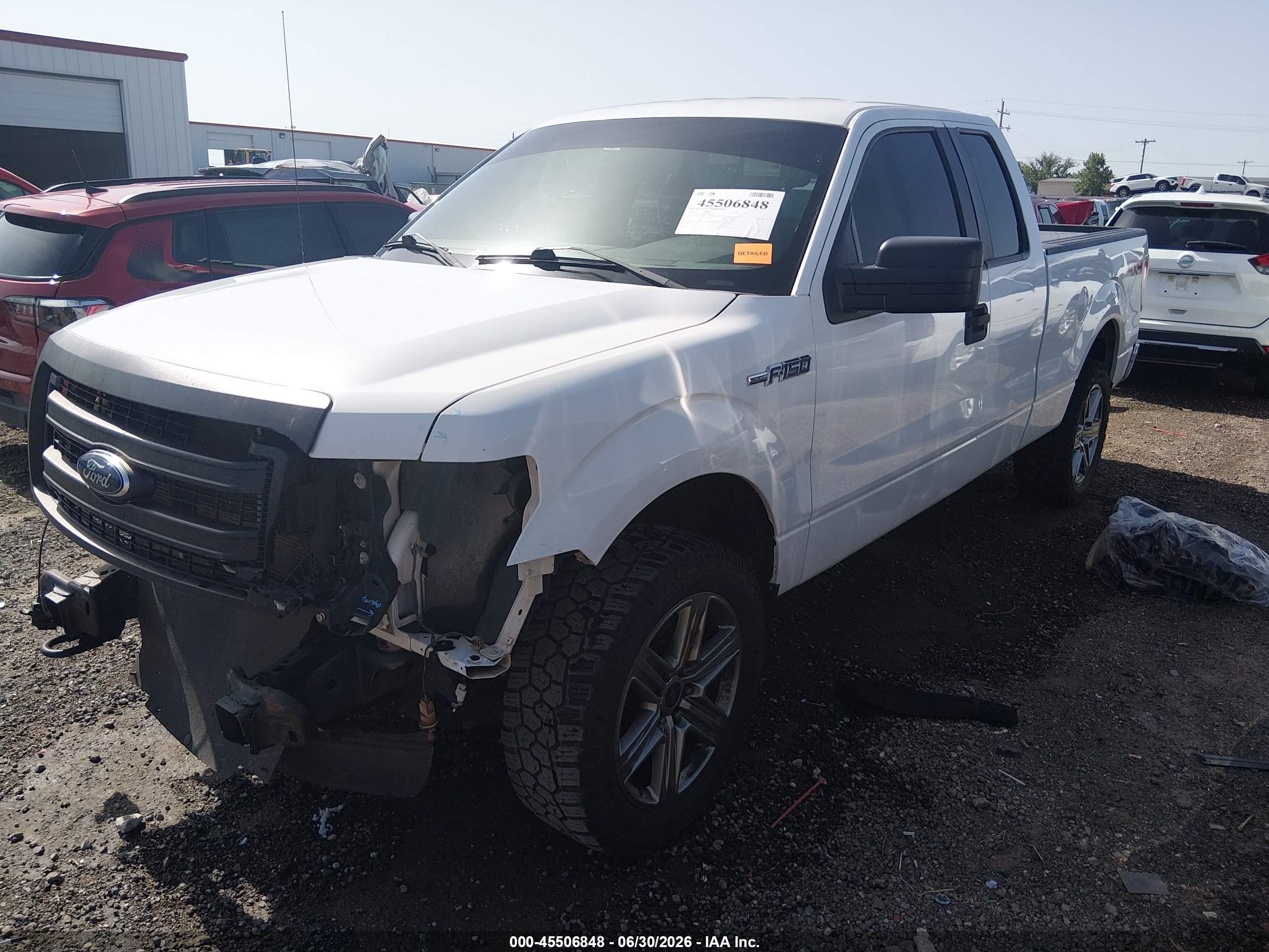 2013 Ford F-150 Fx4/lariat/stx/xl/xlt White vin: 1FTFX1EF0DFA79262