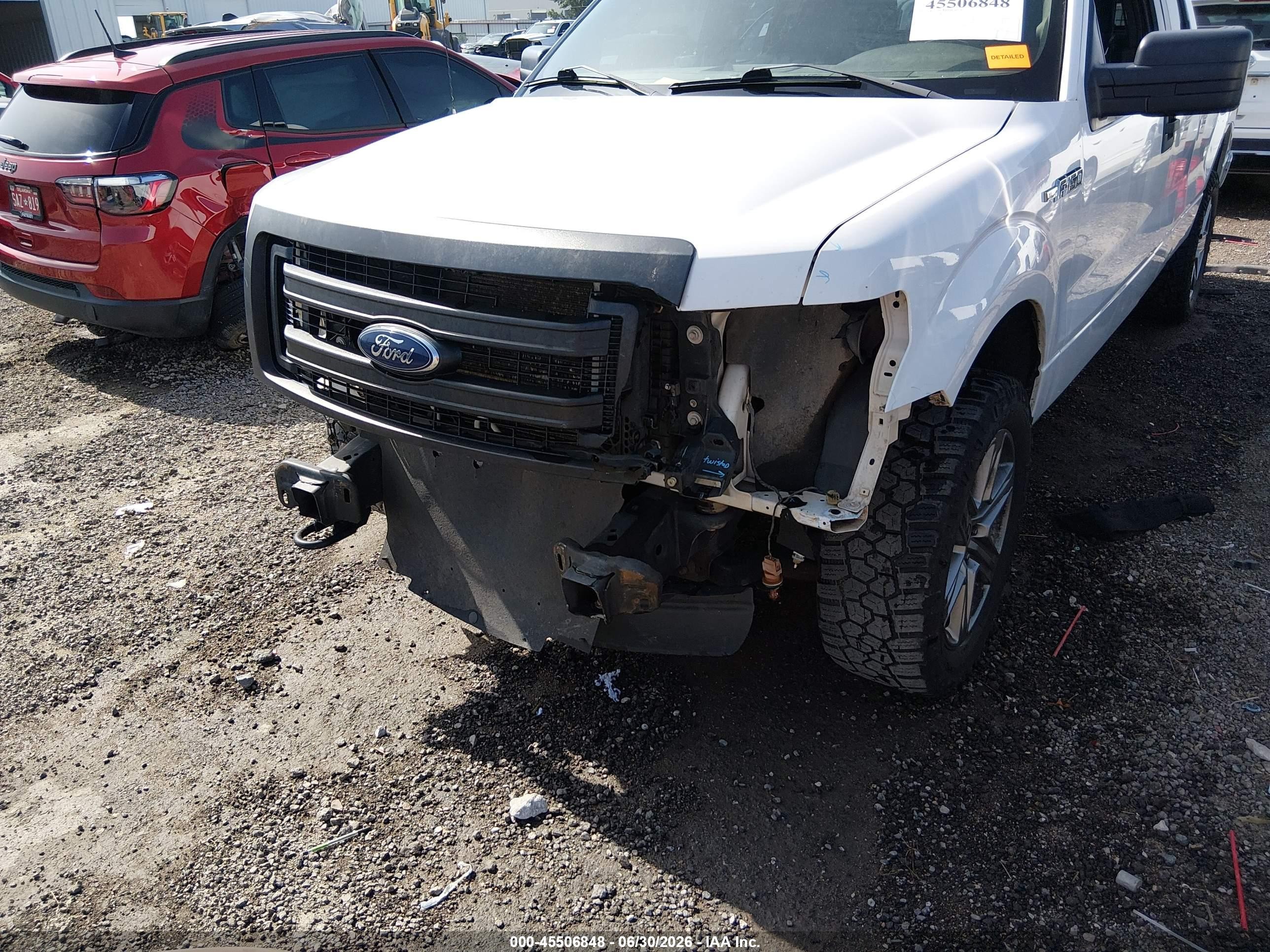 2013 Ford F-150 Fx4/lariat/stx/xl/xlt White vin: 1FTFX1EF0DFA79262