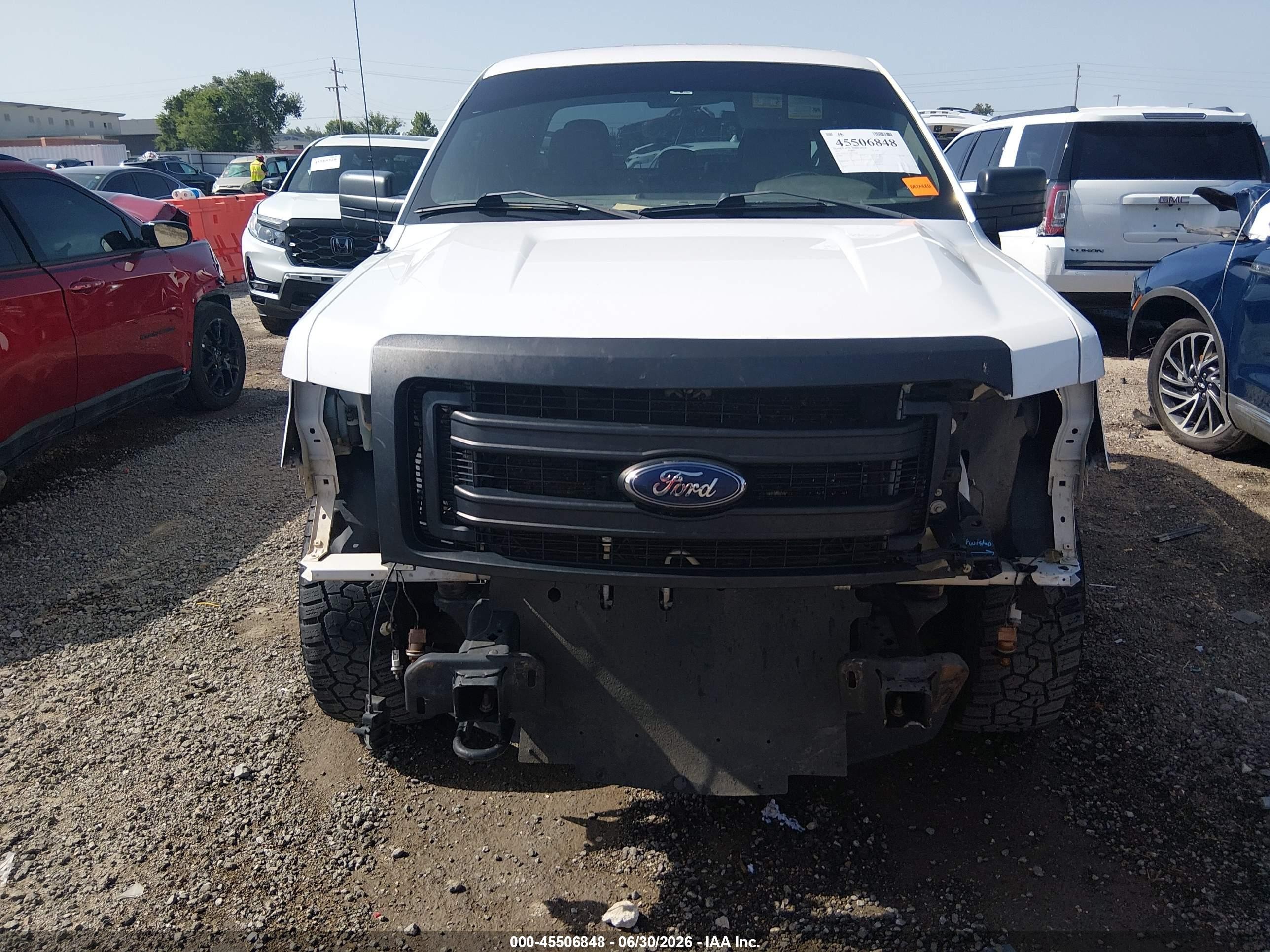 2013 Ford F-150 Fx4/lariat/stx/xl/xlt White vin: 1FTFX1EF0DFA79262