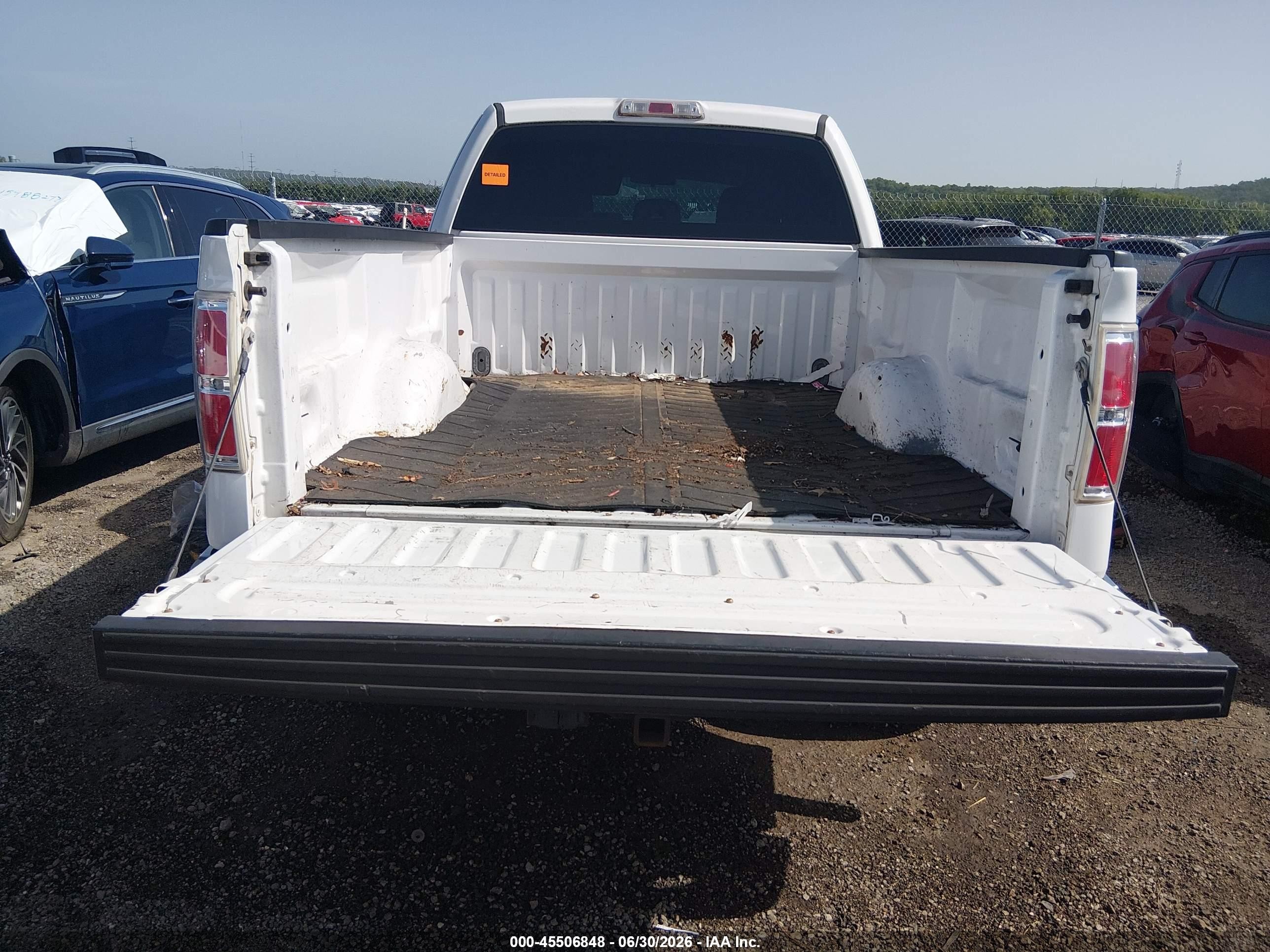 2013 Ford F-150 Fx4/lariat/stx/xl/xlt White vin: 1FTFX1EF0DFA79262