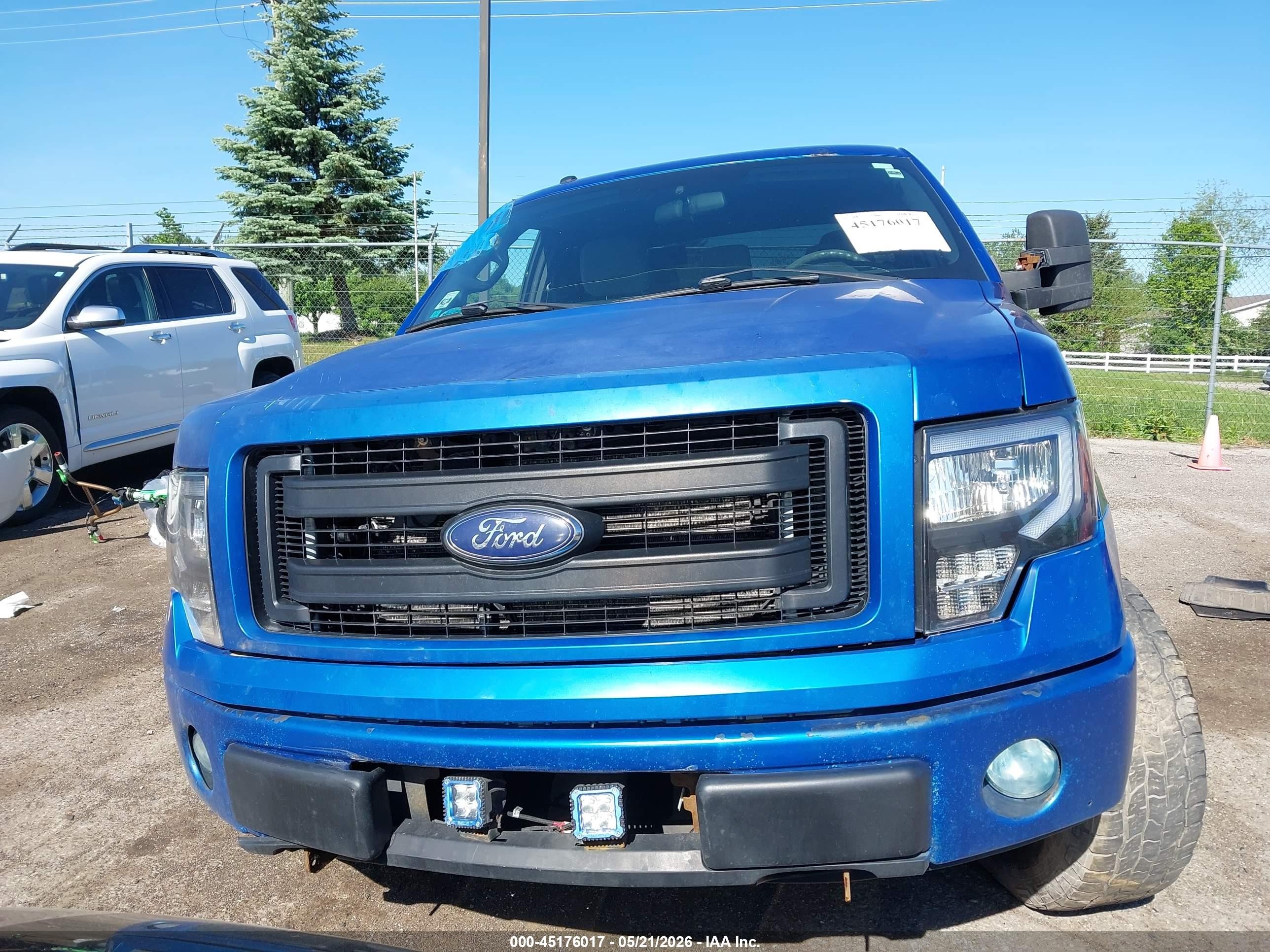2013 Ford F-150 Stx Blue vin: 1FTFX1EF0DFA88026