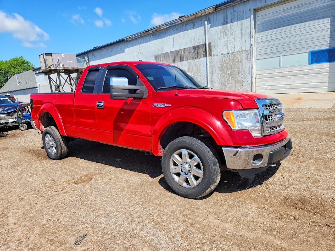 2013 Ford F150 Super Cab Красный vin: 1FTFX1EF0DFB51626