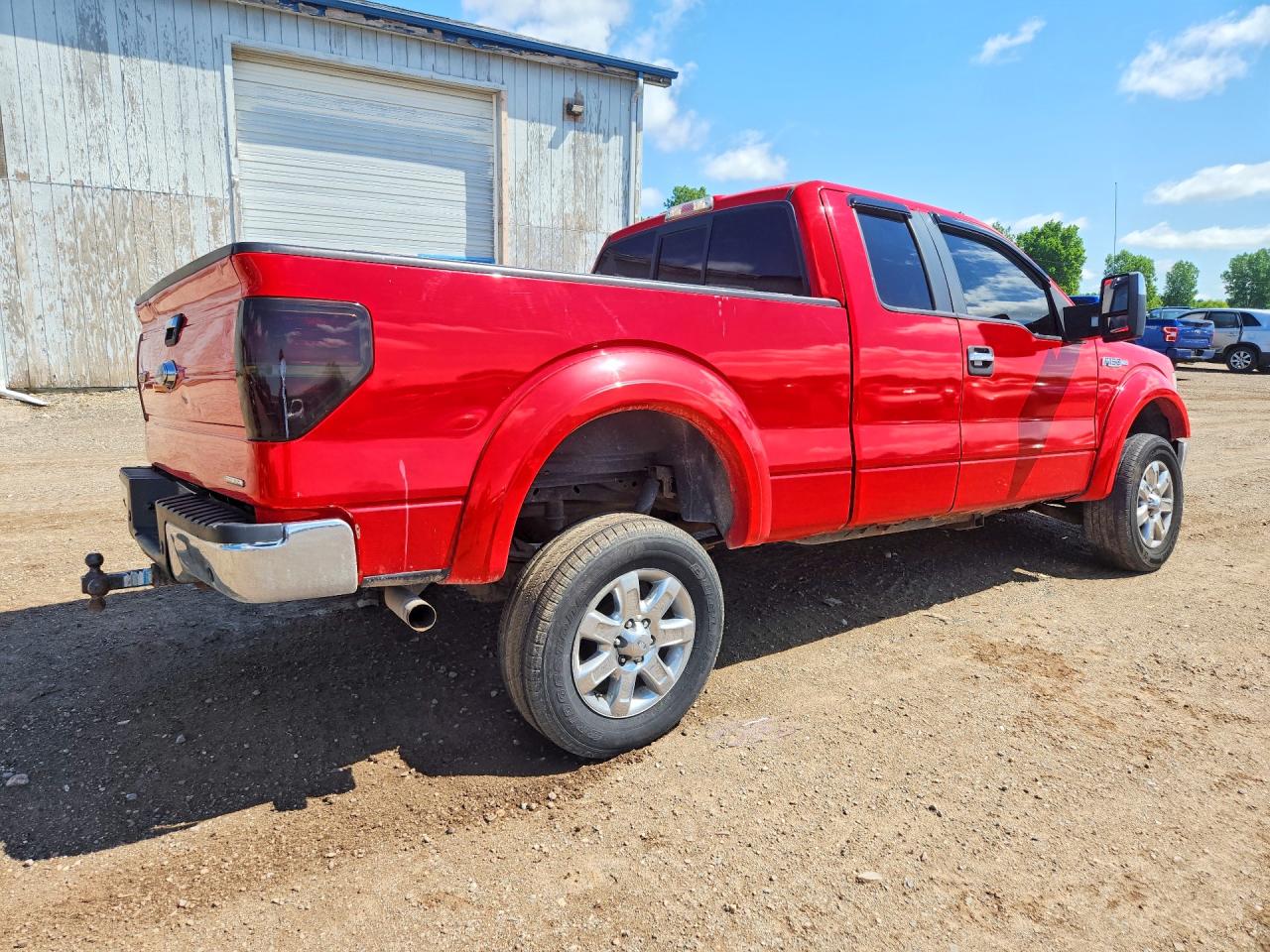 2013 Ford F150 Super Cab Красный vin: 1FTFX1EF0DFB51626