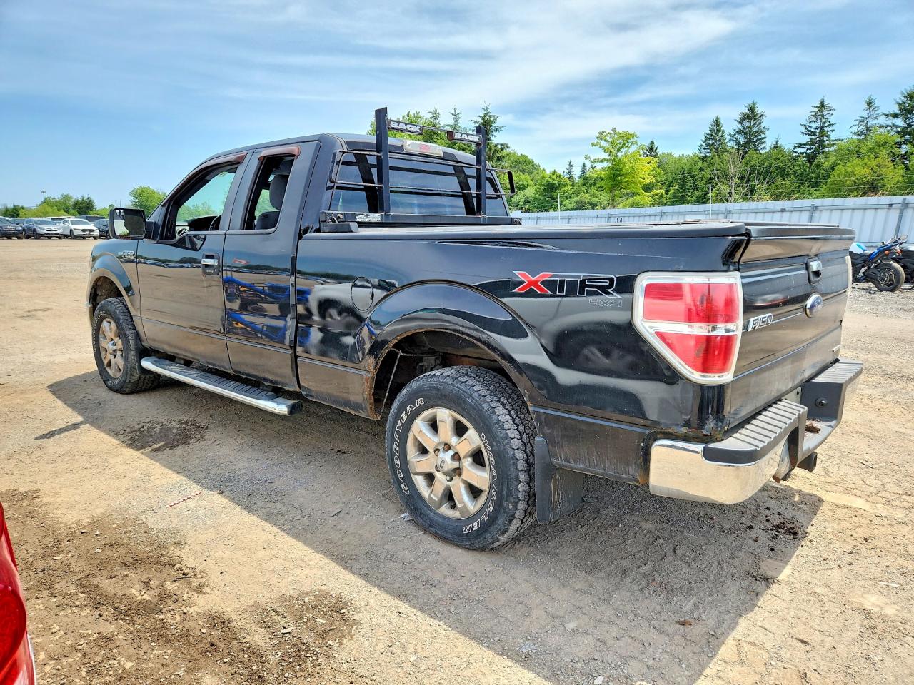 2013 Ford F150 Super Cab Black vin: 1FTFX1EF0DFC00906