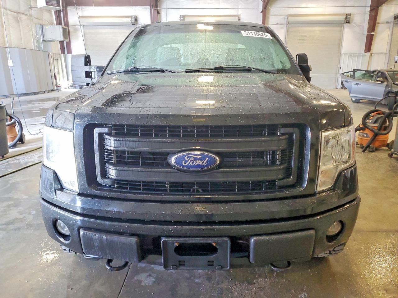 2013 Ford F150 Super Cab Black vin: 1FTFX1EF0DFC19956