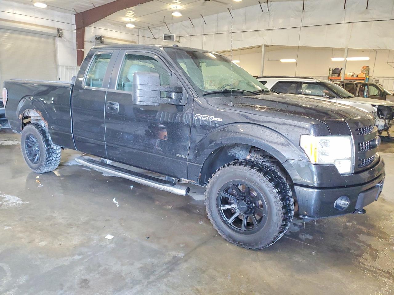 2013 Ford F150 Super Cab Black vin: 1FTFX1EF0DFC19956