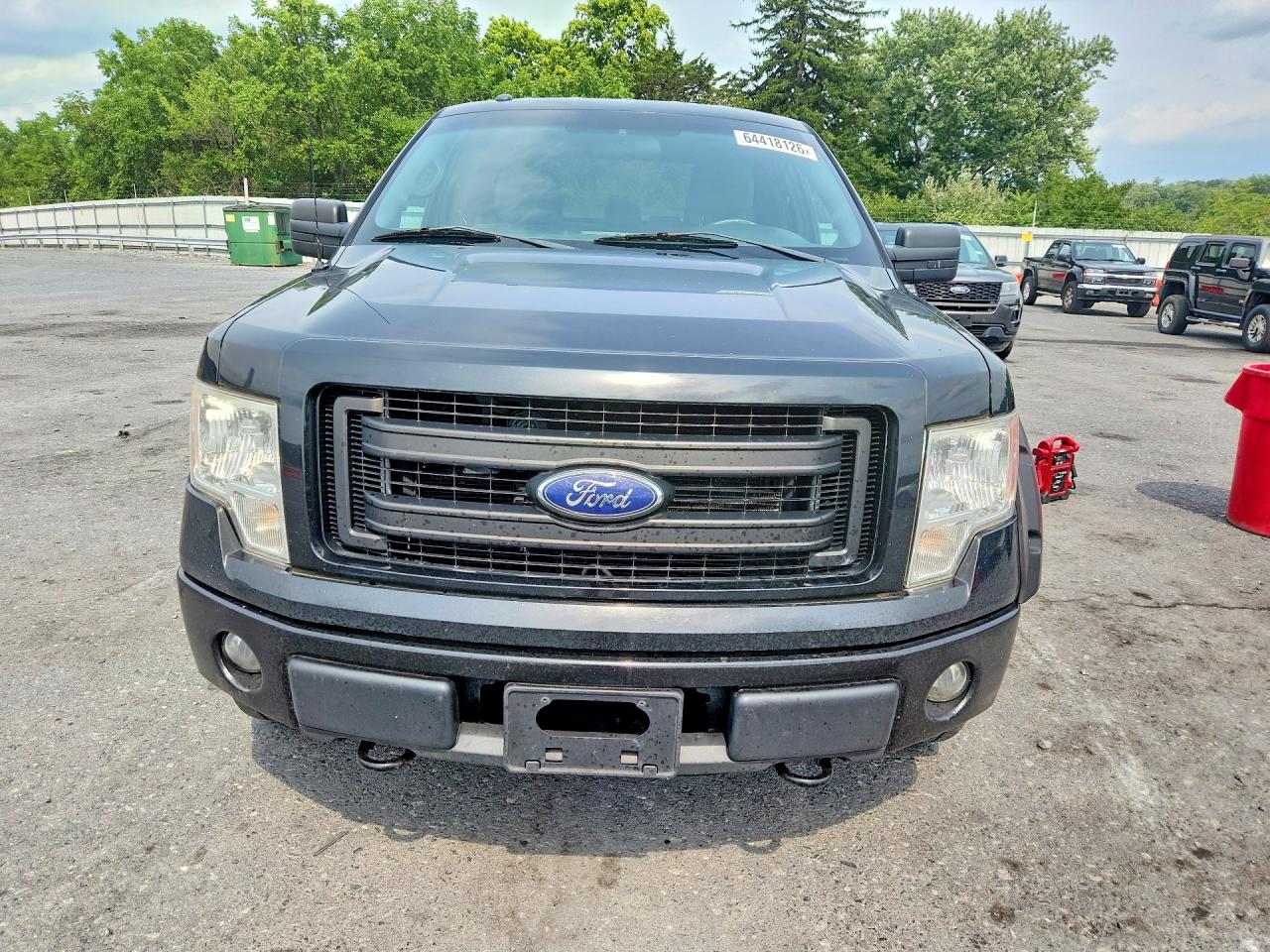 2013 Ford F150 Super Cab Black vin: 1FTFX1EF0DFC75301