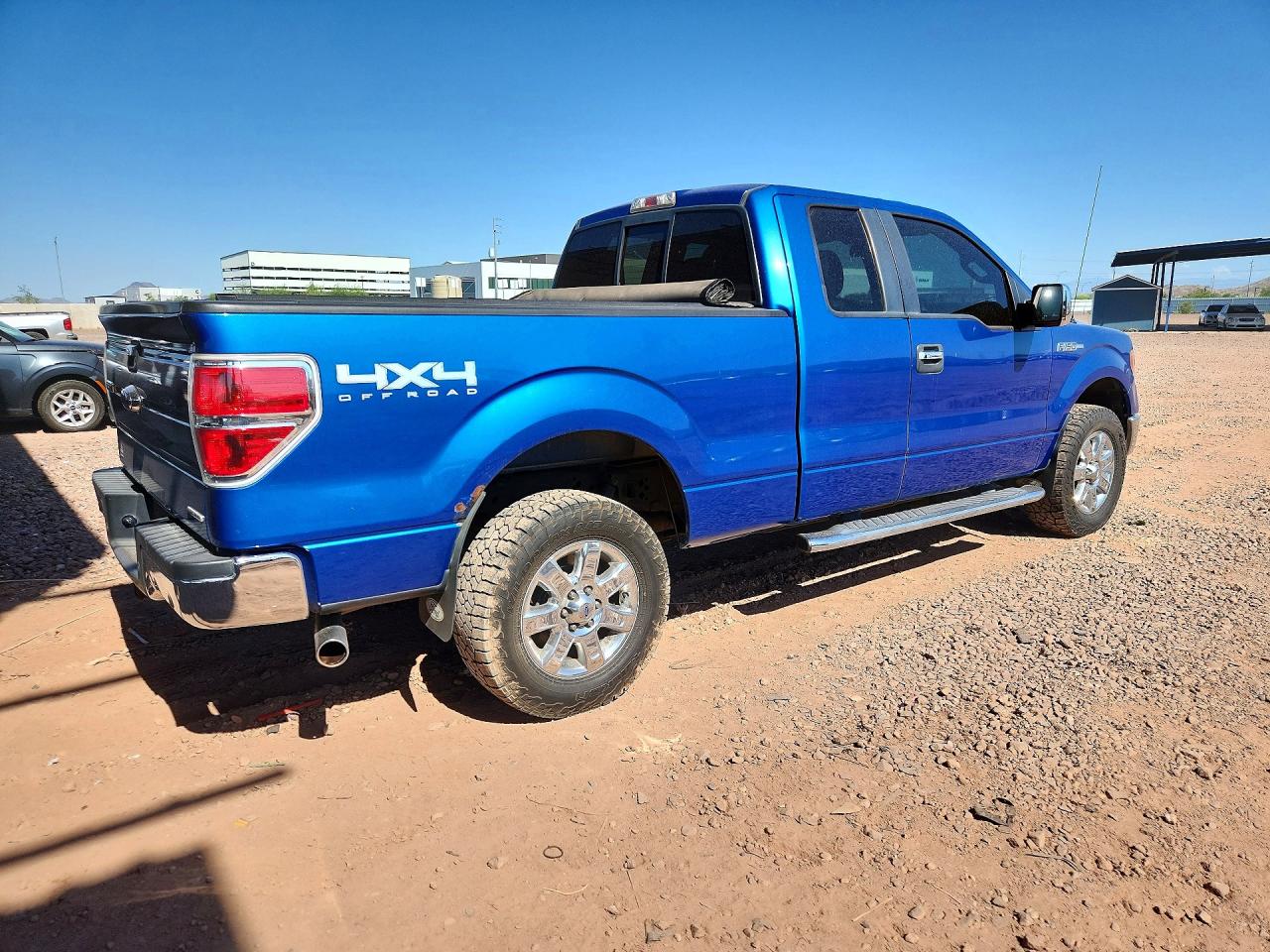 2013 Ford F150 Super Cab Blue vin: 1FTFX1EF0DKD21460
