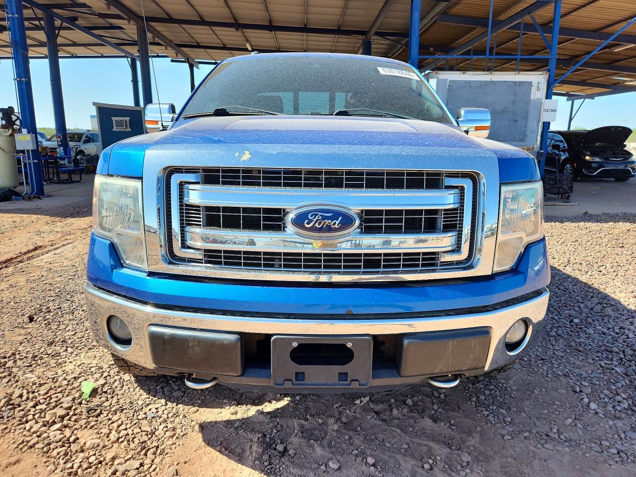 2013 Ford F150 Super Cab Blue vin: 1FTFX1EF0DKD21460