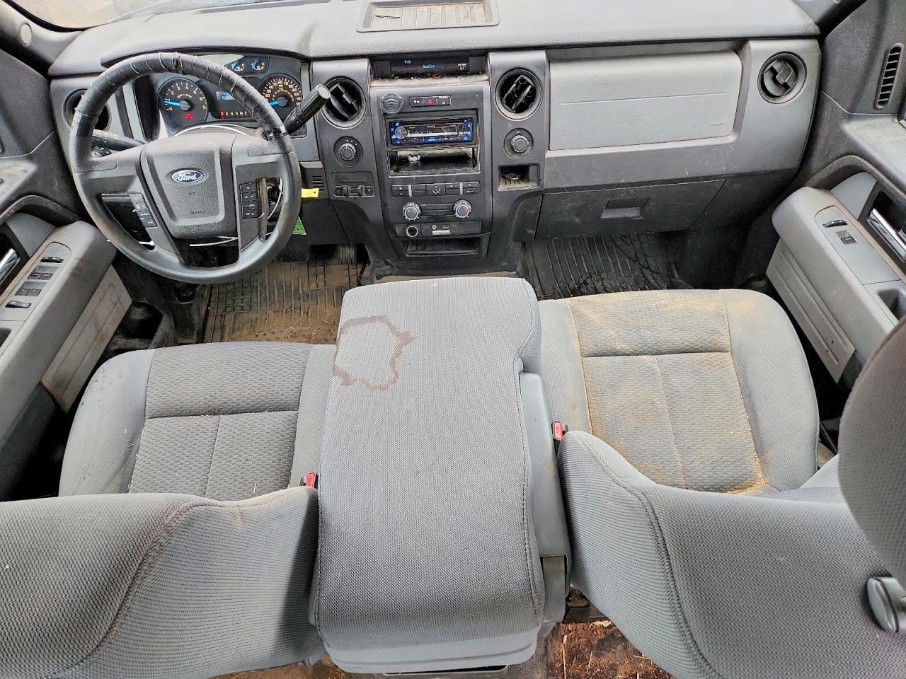 2013 Ford F150 Super Cab Silver vin: 1FTFX1EF0DKD31793