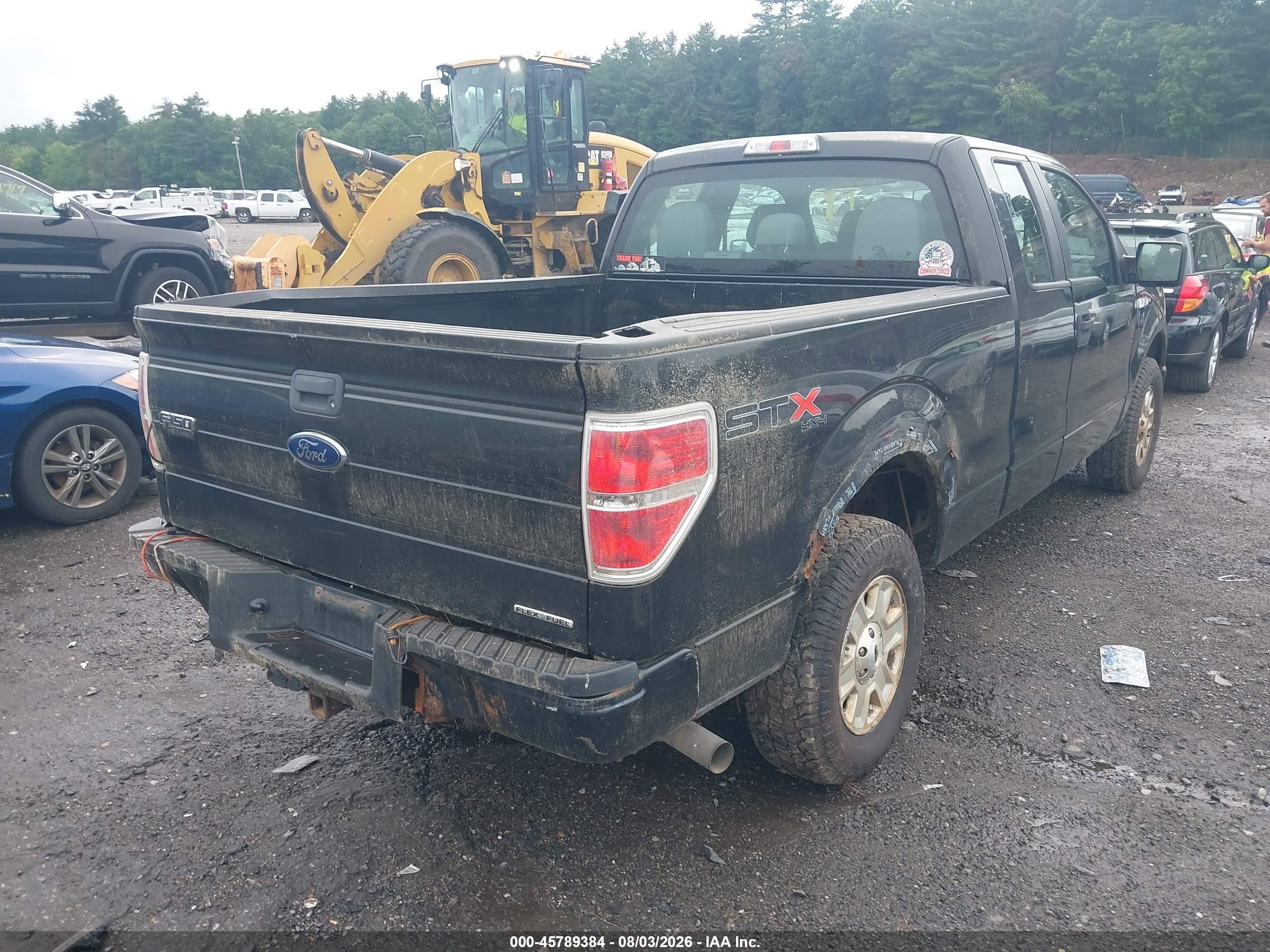 2013 Ford F-150 Stx Black vin: 1FTFX1EF0DKD57049