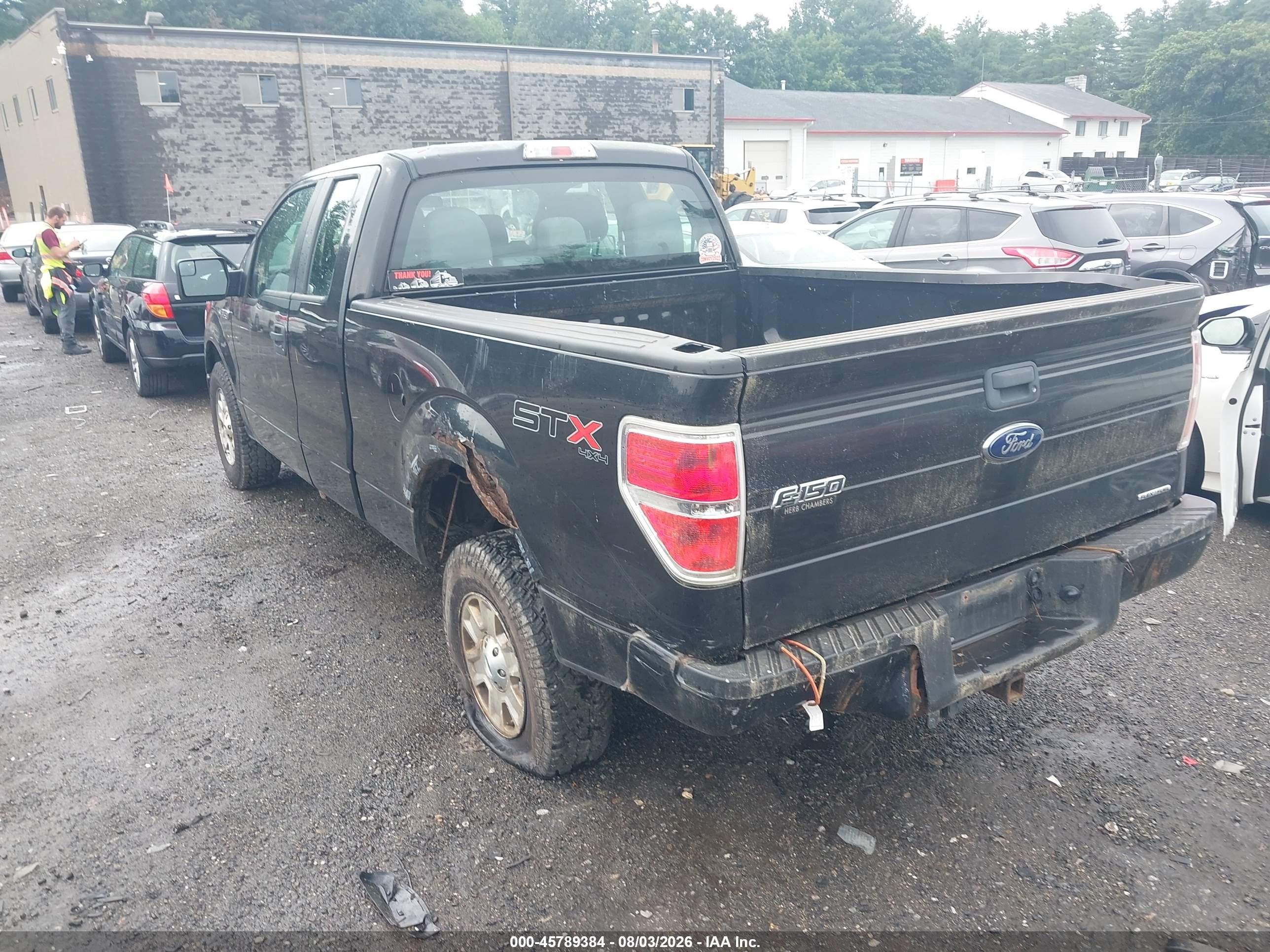 2013 Ford F-150 Stx Black vin: 1FTFX1EF0DKD57049