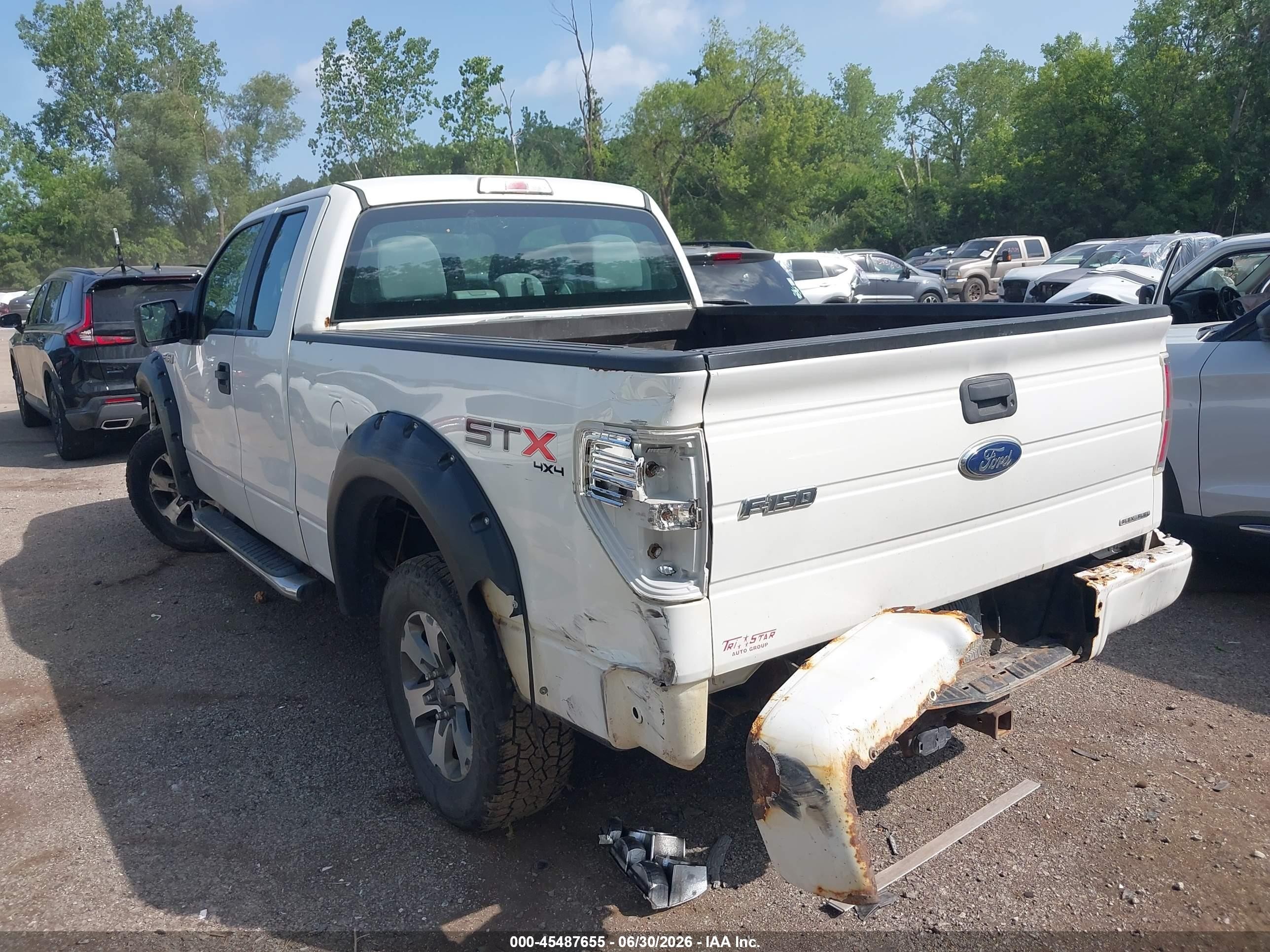 2013 Ford F-150 Fx4/lariat/stx/xl/xlt White vin: 1FTFX1EF0DKF64346