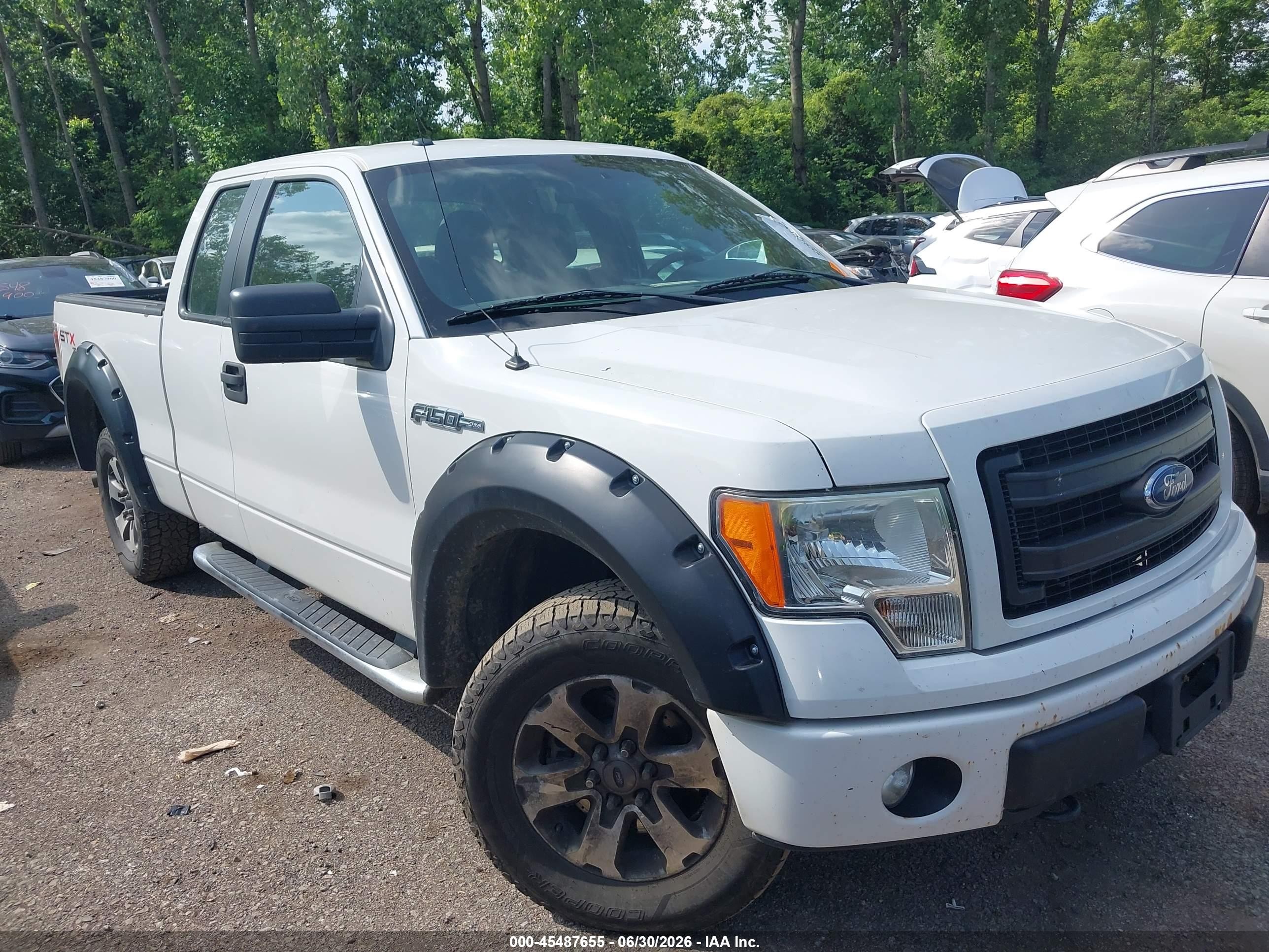 2013 Ford F-150 Fx4/lariat/stx/xl/xlt White vin: 1FTFX1EF0DKF64346