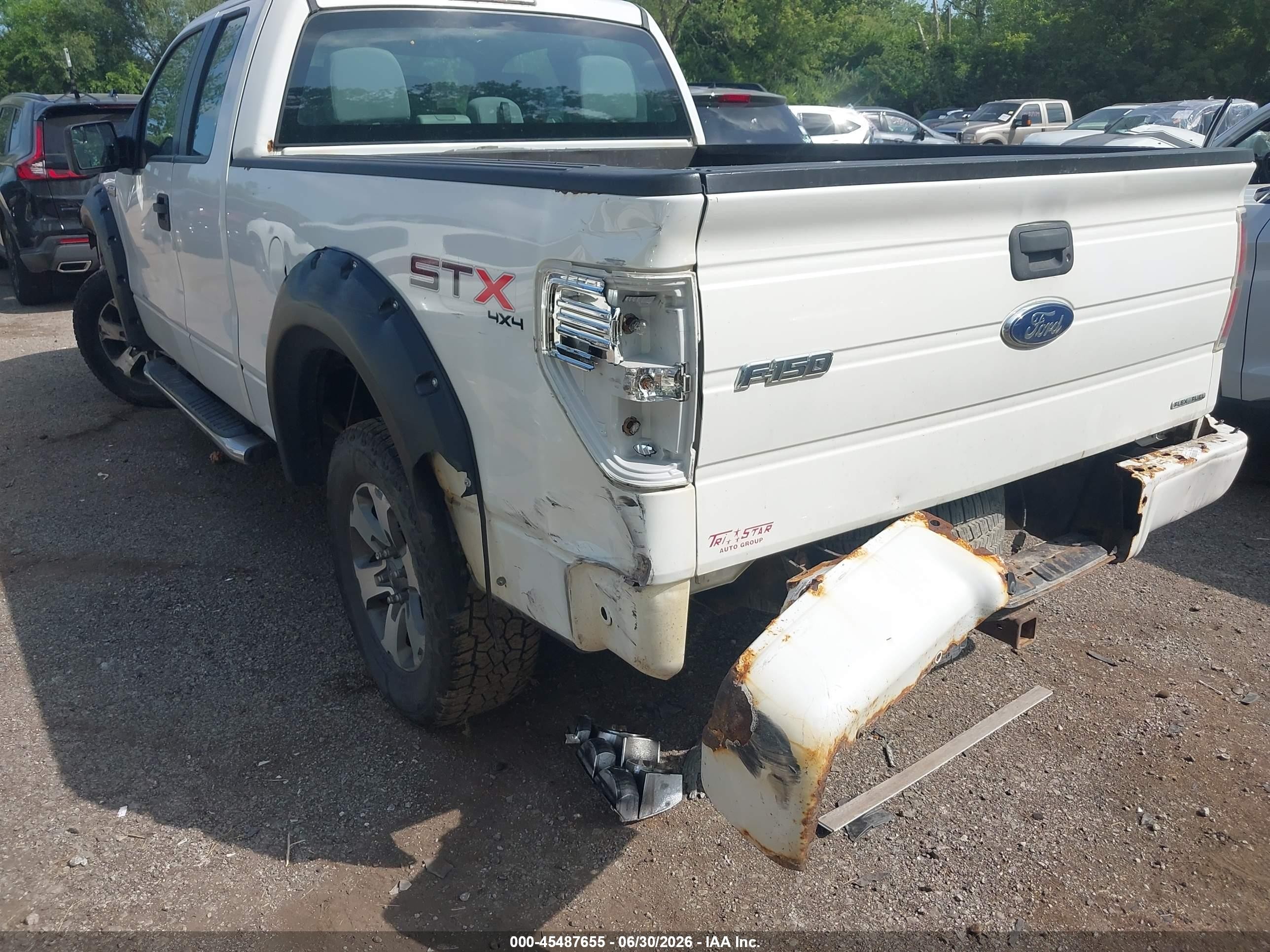 2013 Ford F-150 Fx4/lariat/stx/xl/xlt White vin: 1FTFX1EF0DKF64346