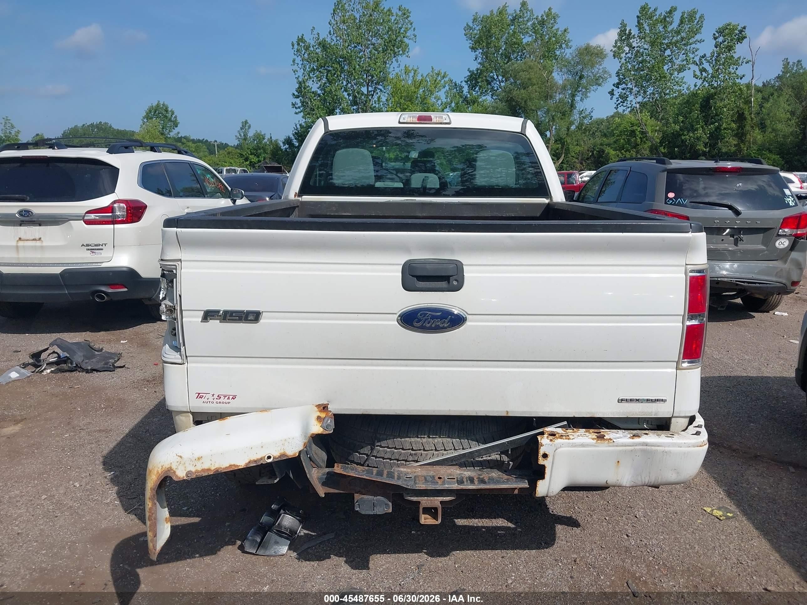 2013 Ford F-150 Fx4/lariat/stx/xl/xlt White vin: 1FTFX1EF0DKF64346