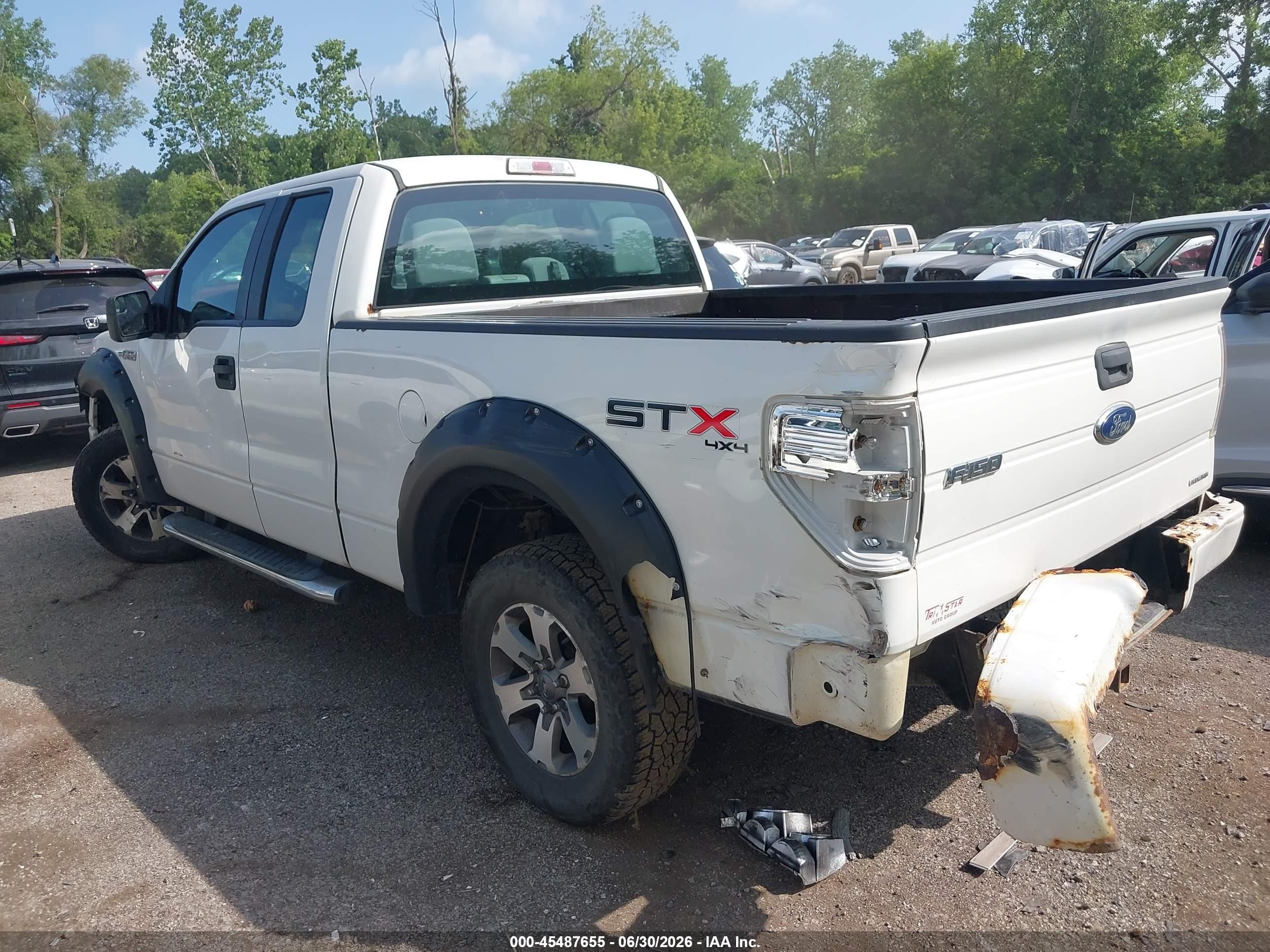 2013 Ford F-150 Fx4/lariat/stx/xl/xlt White vin: 1FTFX1EF0DKF64346