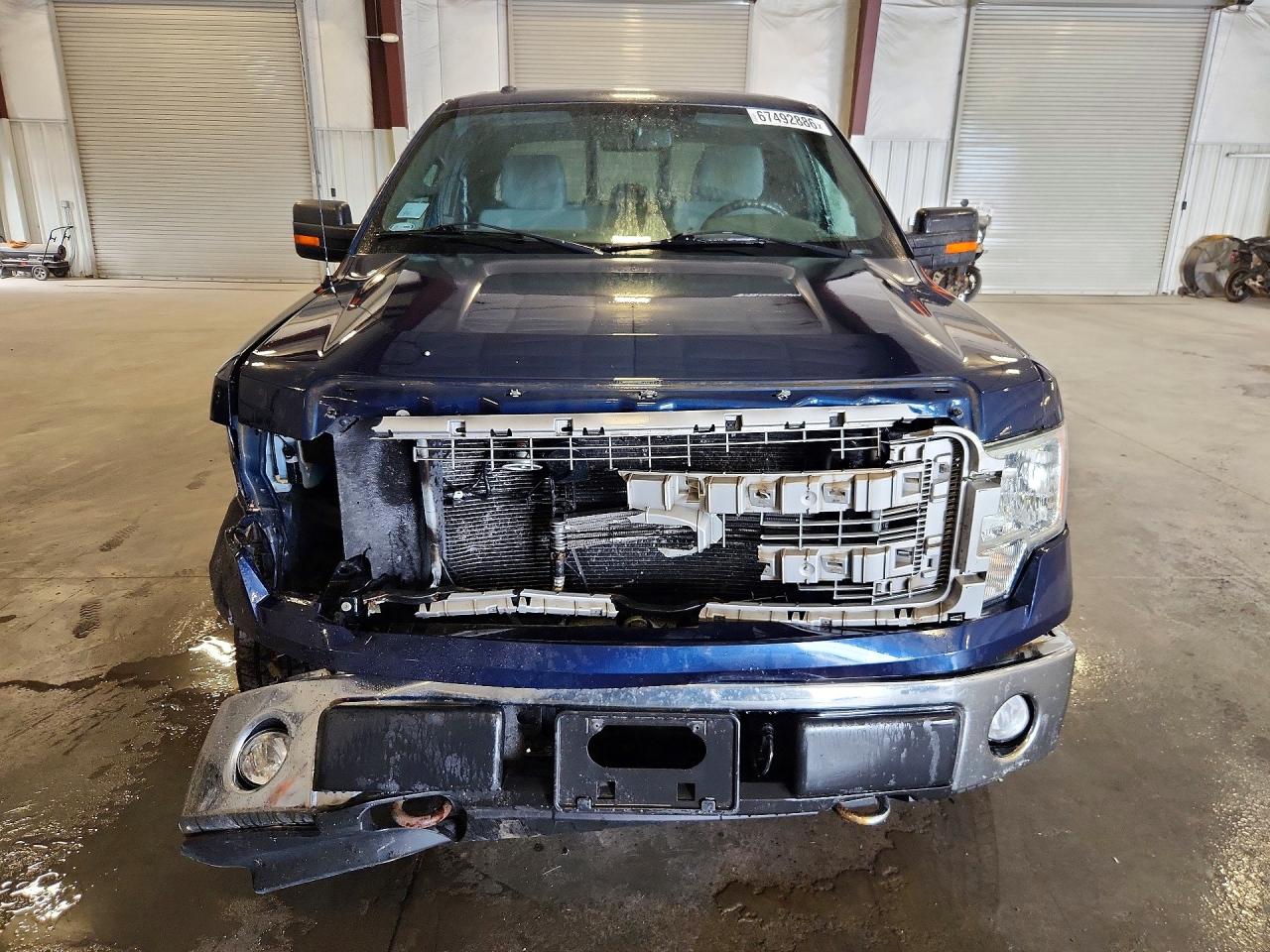 2013 Ford F150 Super Cab Blue vin: 1FTFX1EF0DKG50725