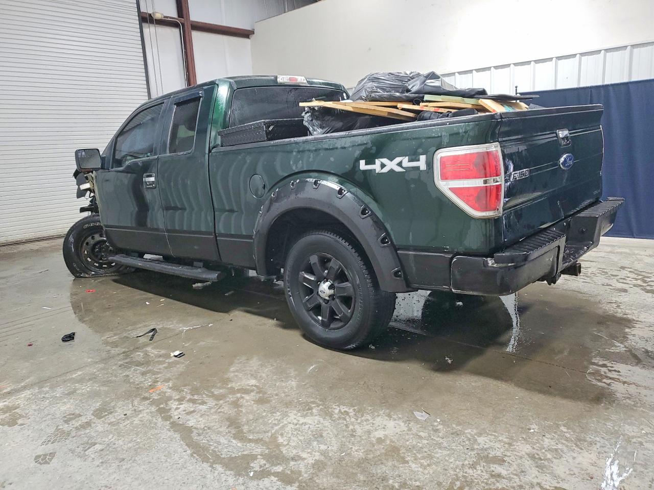 2014 Ford F150 Super Cab Green vin: 1FTFX1EF0EFA65735
