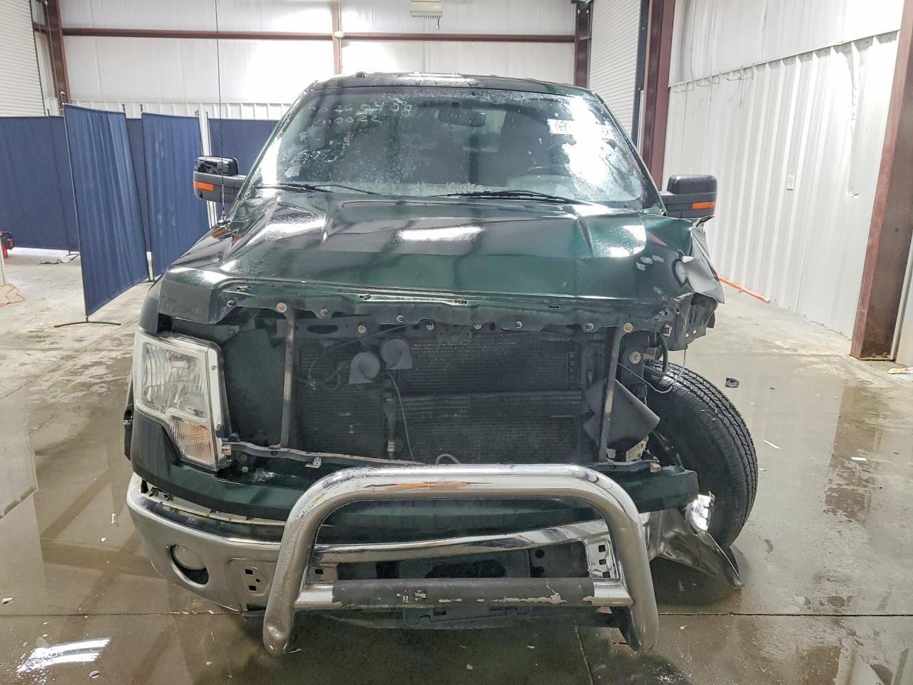2014 Ford F150 Super Cab Green vin: 1FTFX1EF0EFA65735