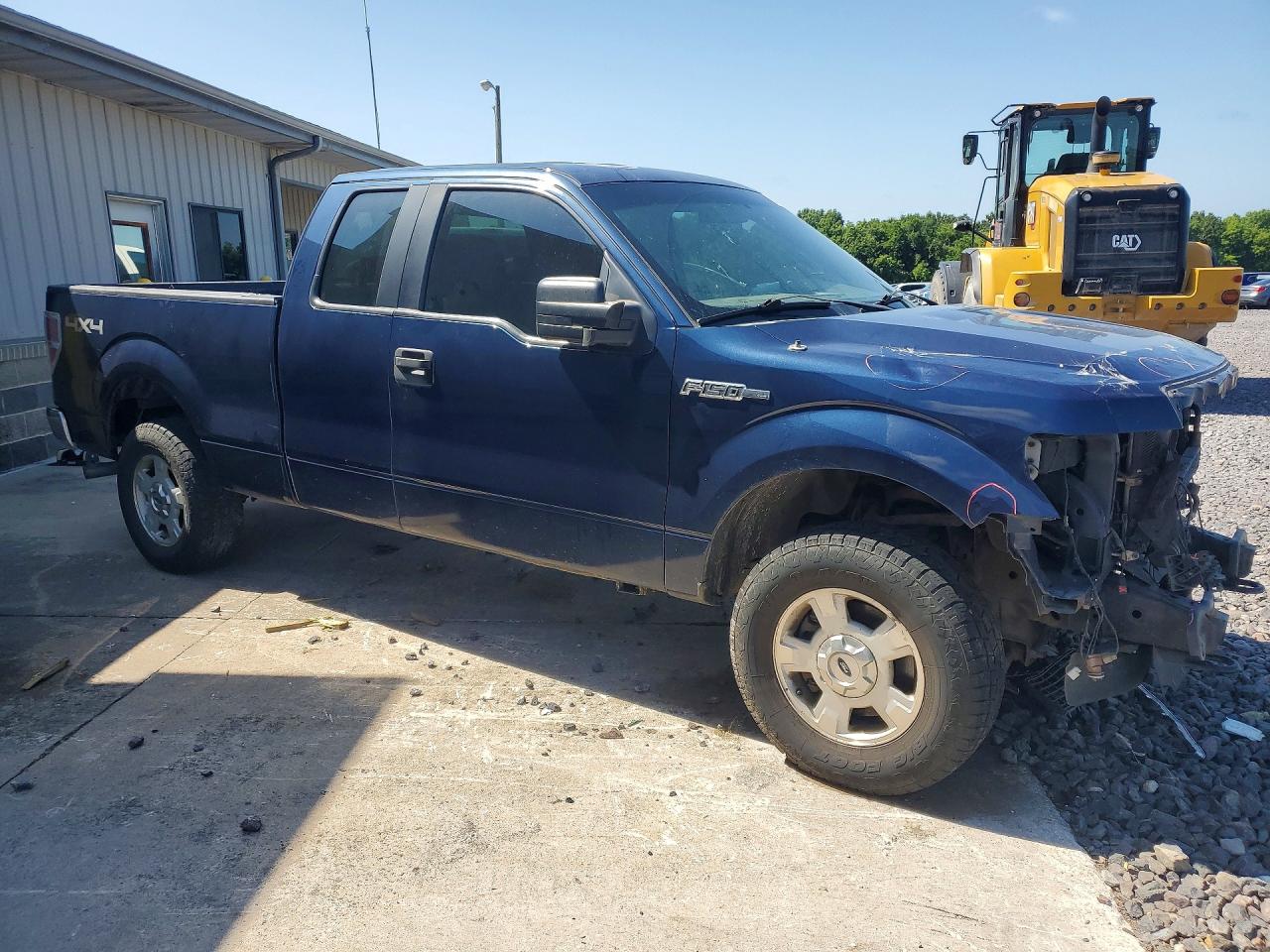 2014 Ford F150 Super Cab Blue vin: 1FTFX1EF0EFB33144