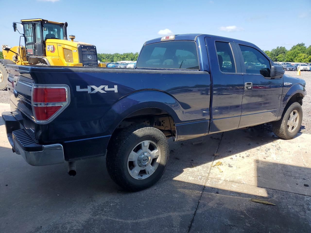 2014 Ford F150 Super Cab Blue vin: 1FTFX1EF0EFB33144