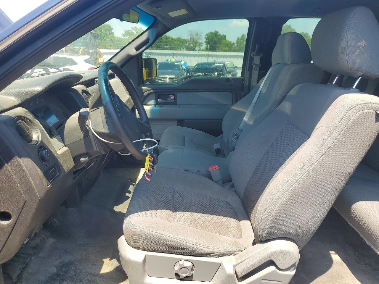 2014 Ford F150 Super Cab Blue vin: 1FTFX1EF0EFB33144