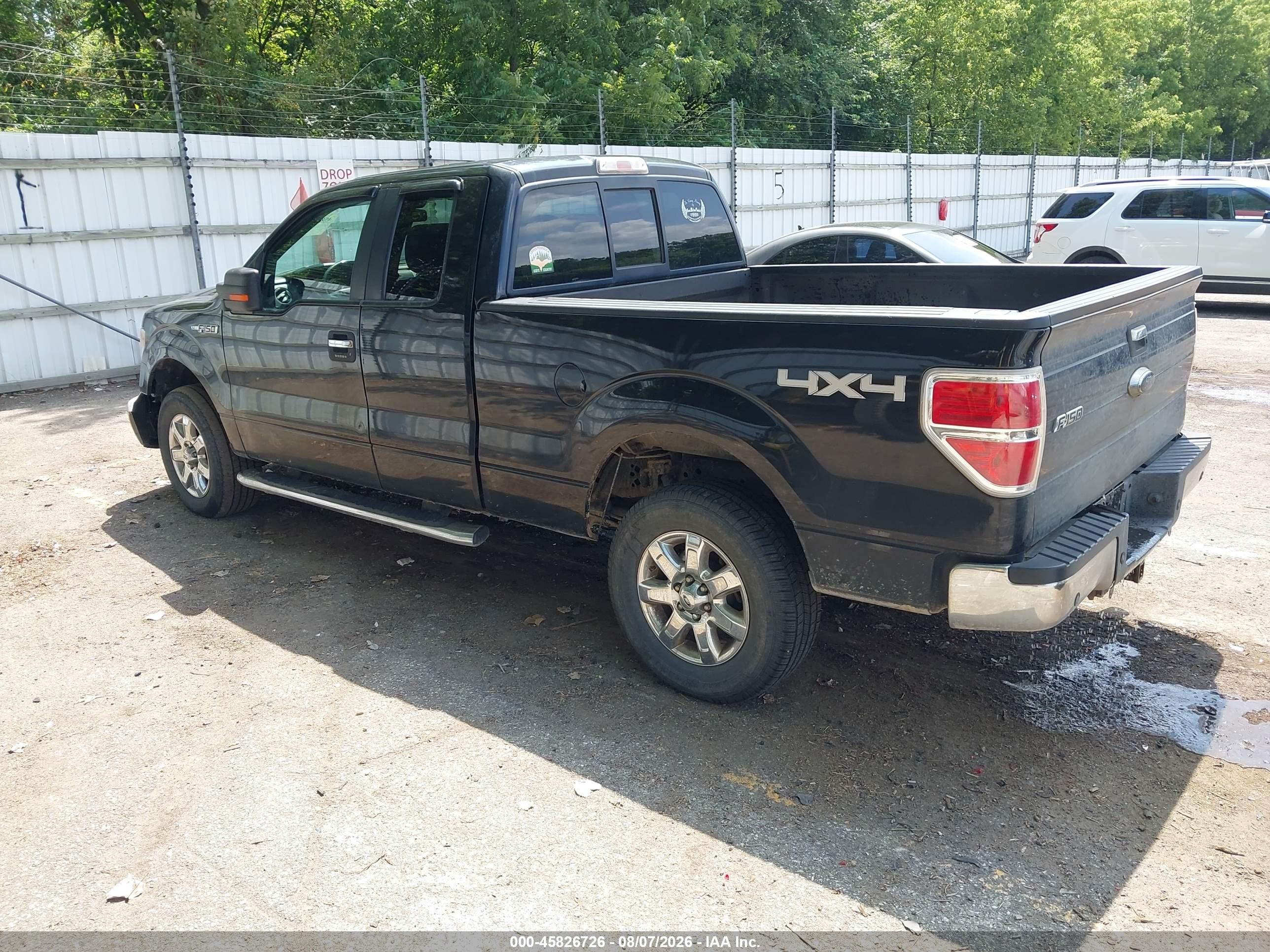 2014 Ford F-150 Xlt Black vin: 1FTFX1EF0EFB59646