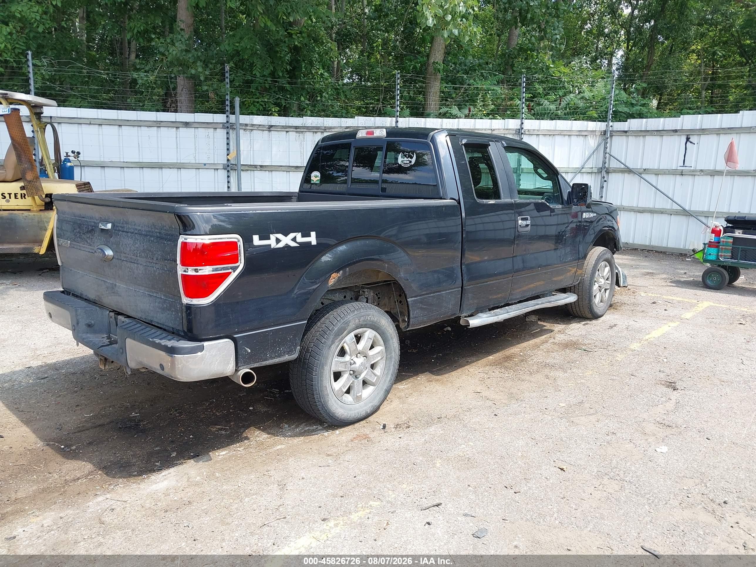2014 Ford F-150 Xlt Black vin: 1FTFX1EF0EFB59646
