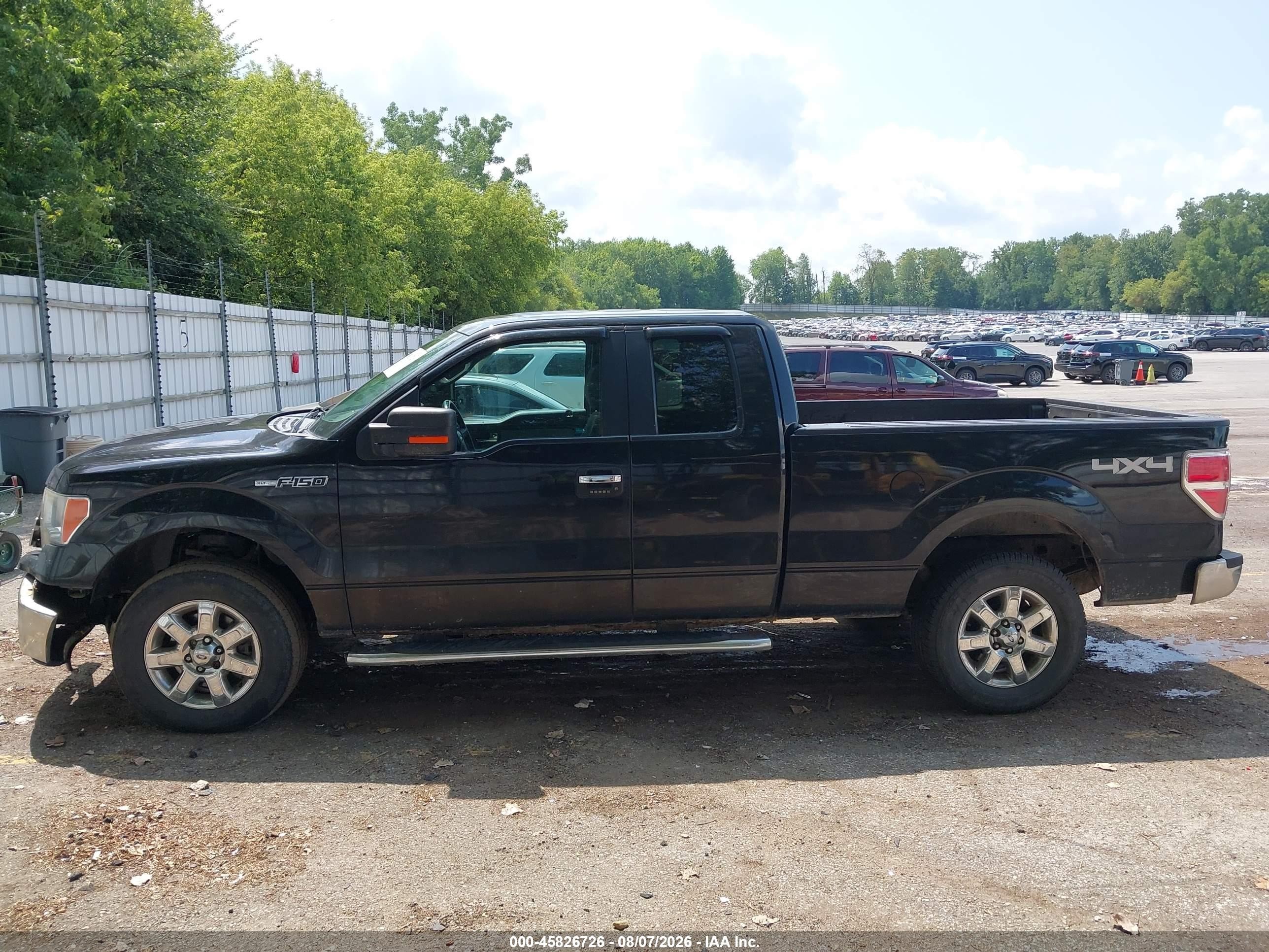 2014 Ford F-150 Xlt Black vin: 1FTFX1EF0EFB59646