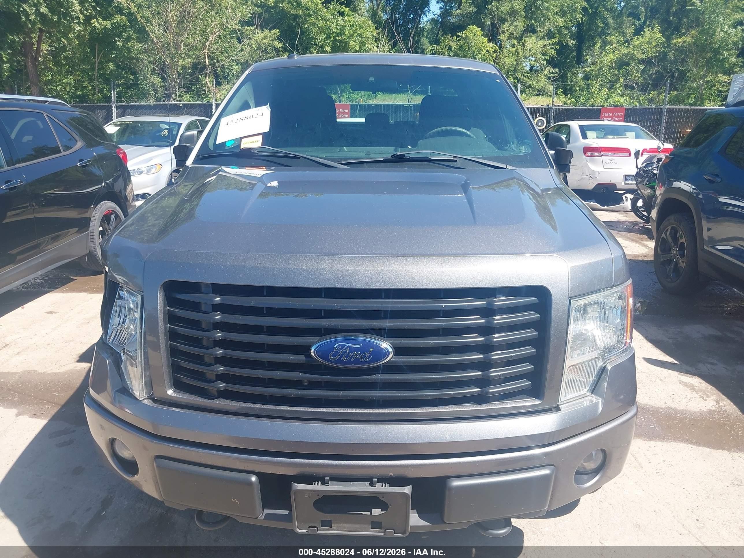 2014 Ford F-150 Stx Gray vin: 1FTFX1EF0EFB83073
