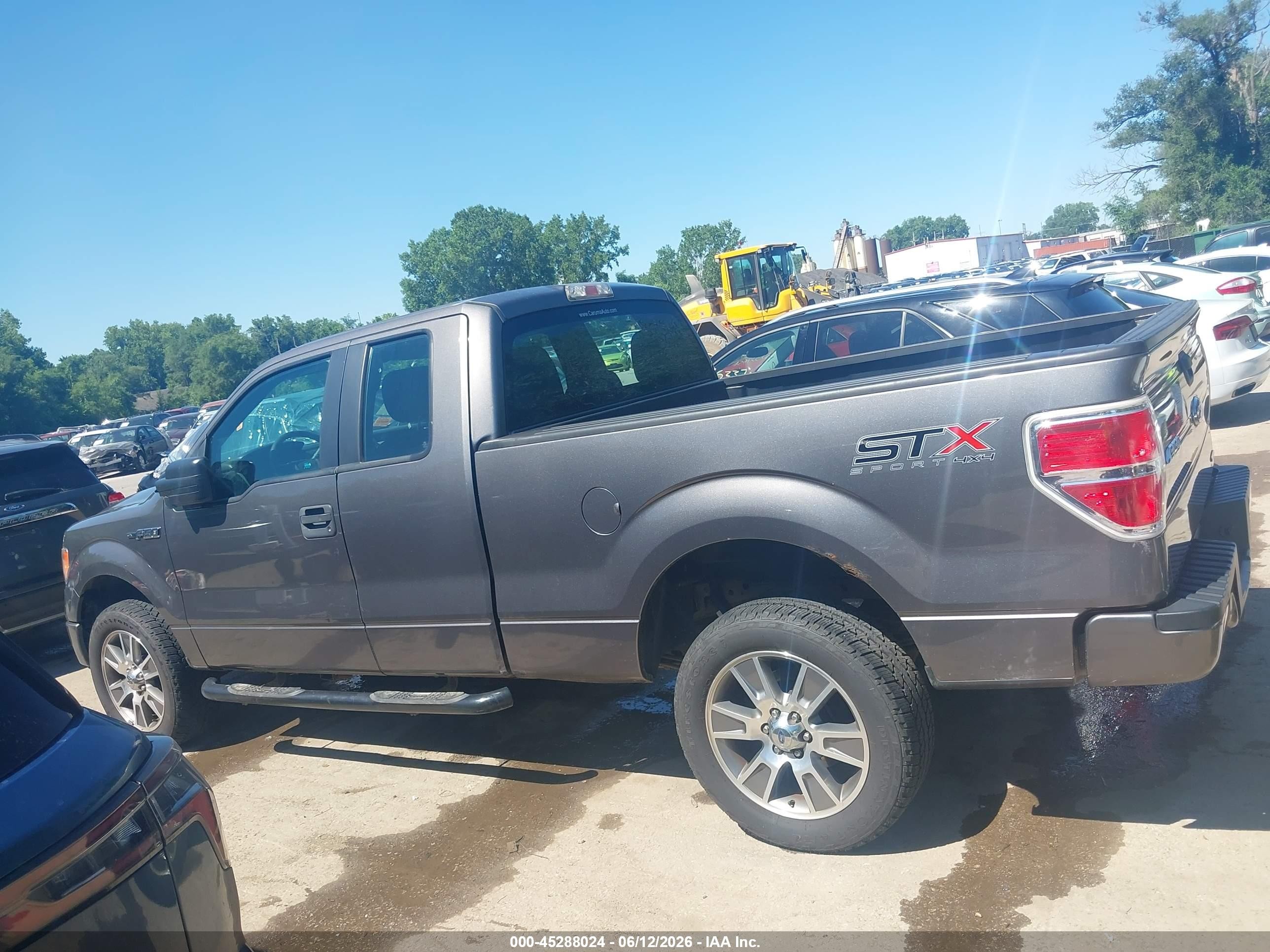 2014 Ford F-150 Stx Gray vin: 1FTFX1EF0EFB83073