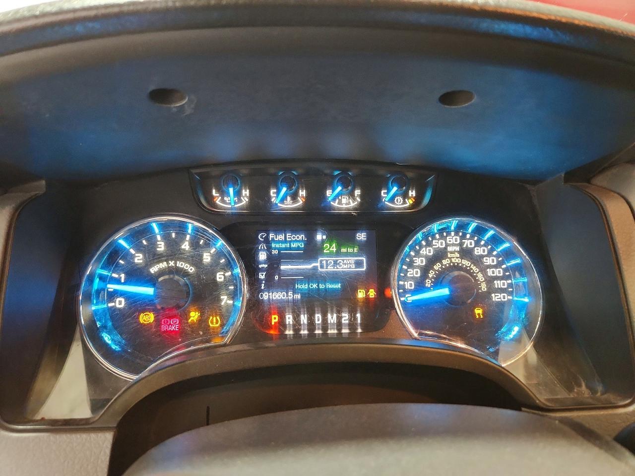 2014 Ford F150 Super Cab Красный vin: 1FTFX1EF0EKF52232