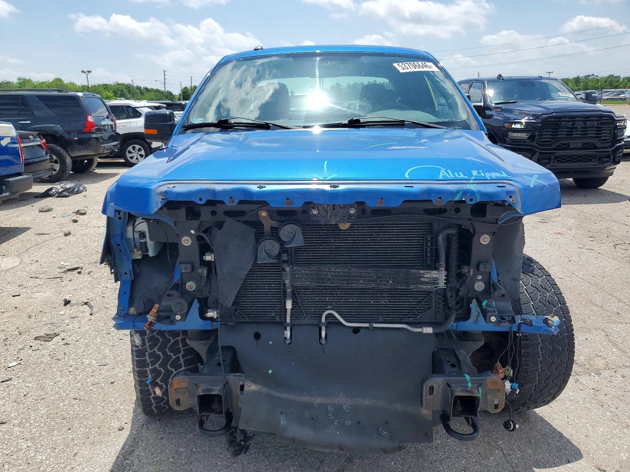 2014 Ford F150 Super Cab Blue vin: 1FTFX1EF0EKG39581