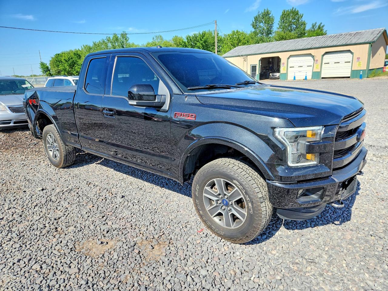 2015 Ford F150 Super Cab Черный vin: 1FTFX1EF0FFB24087